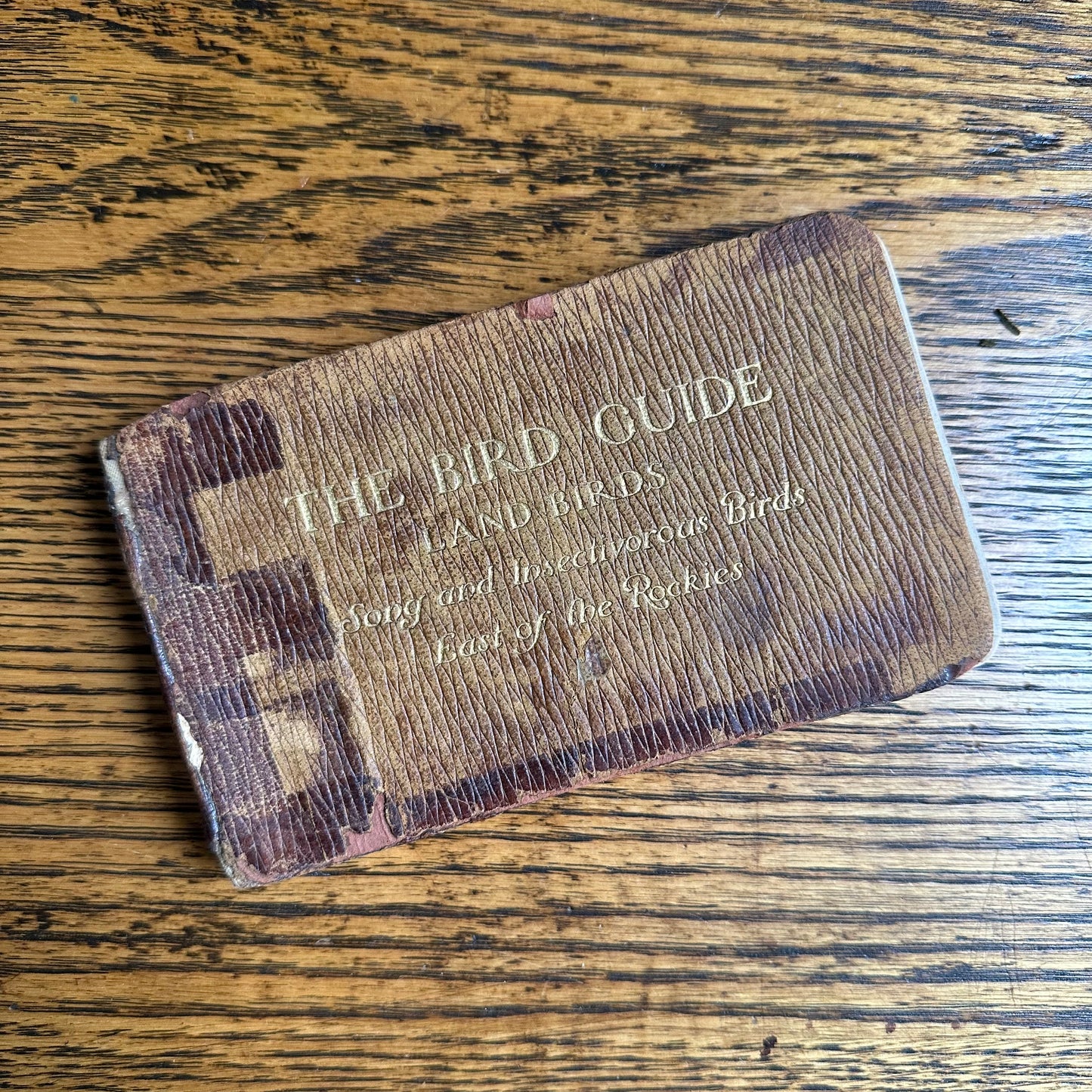 A Set of 3 Leather-Bound Pocket Nature Guides - 1916