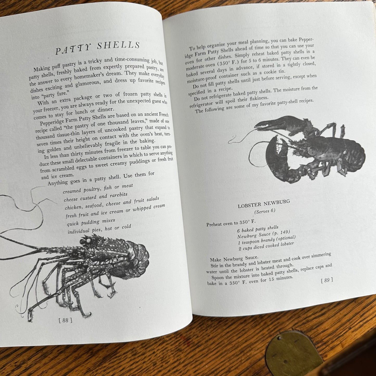 Beautifully Illustrated Vintage Pepperidge Farm Cookbook, 1963