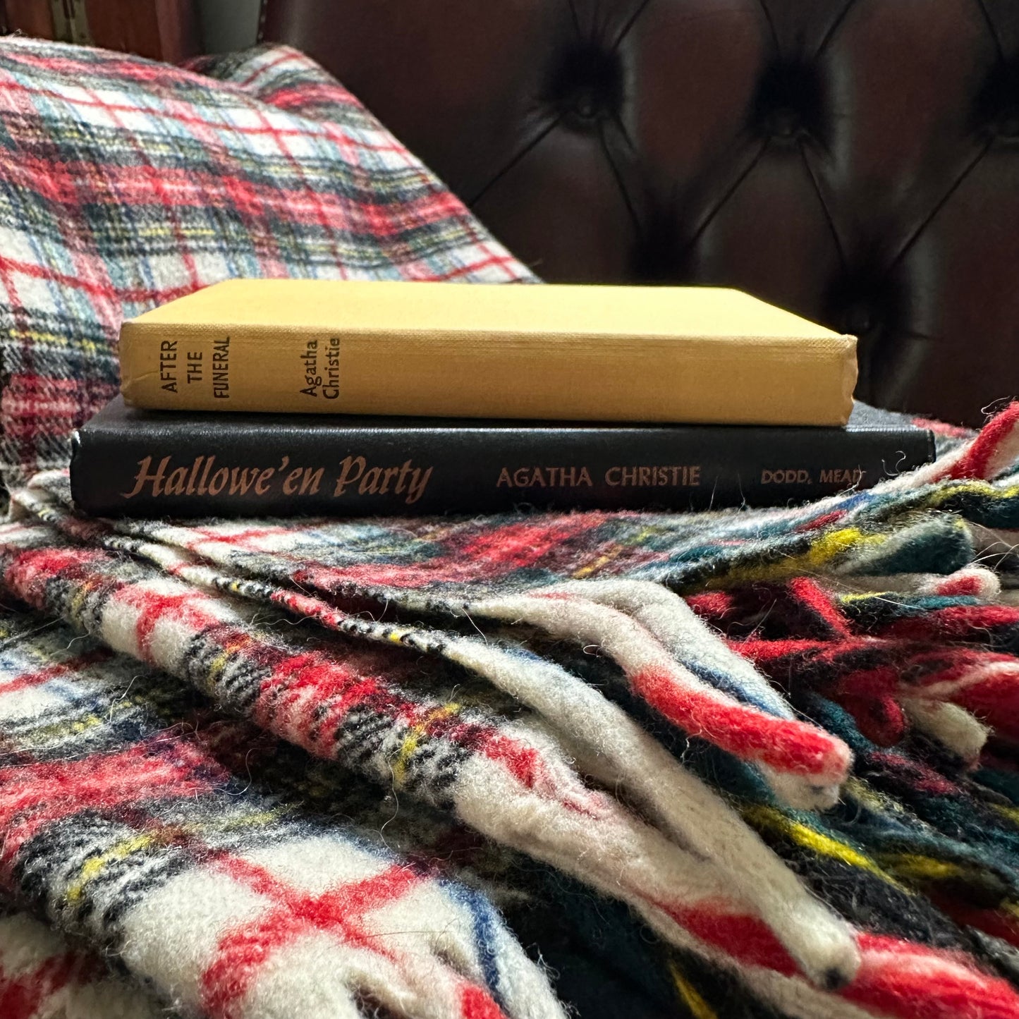 A Set of Two Vintage Agatha Christie Hardbacks for Halloween!