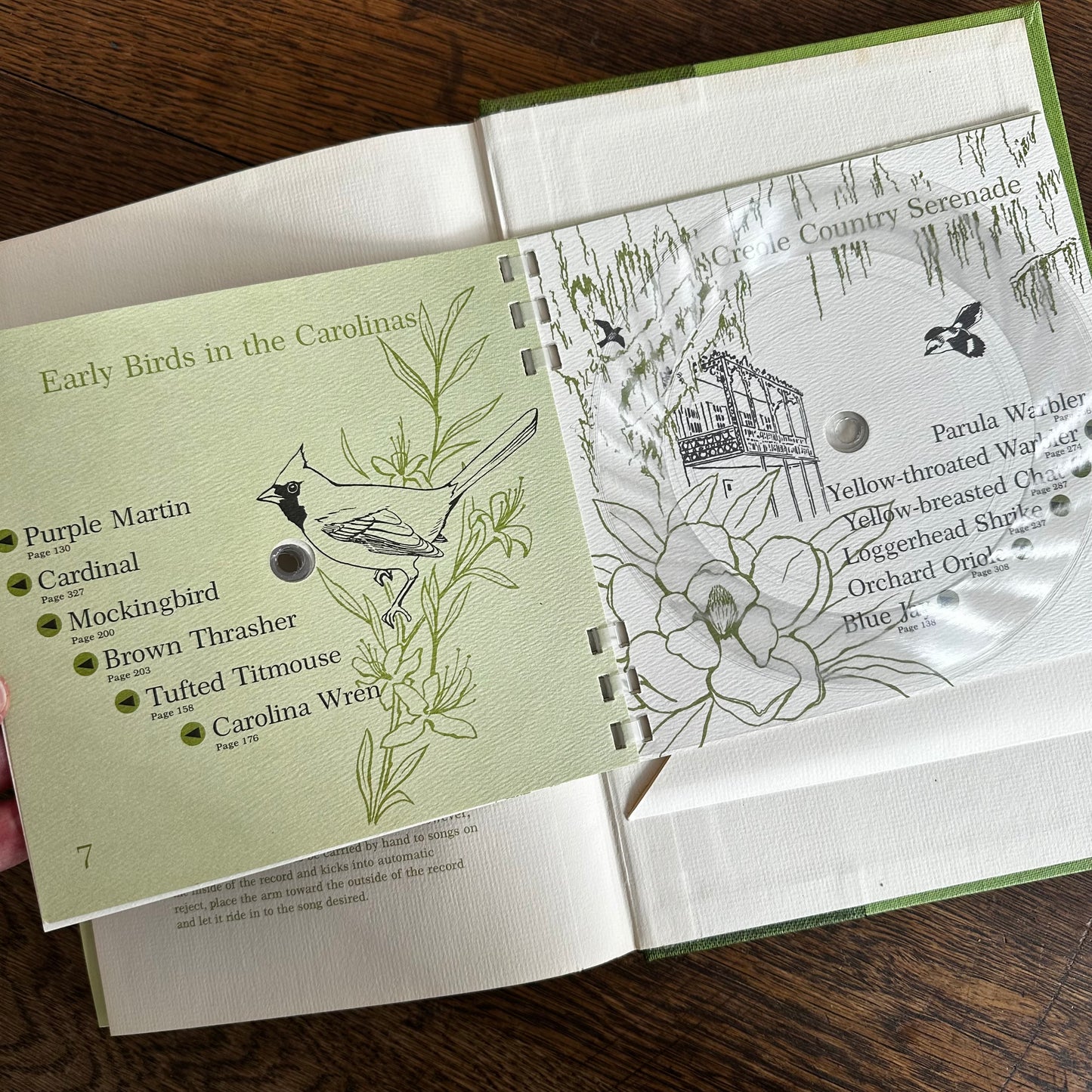 Vintage 1964 Song and Garden Birds of North America – National Geographic Society – Alexander Wetmore – Illustrated Bird Guide w/ Companion Booklet – Birdwatching Book