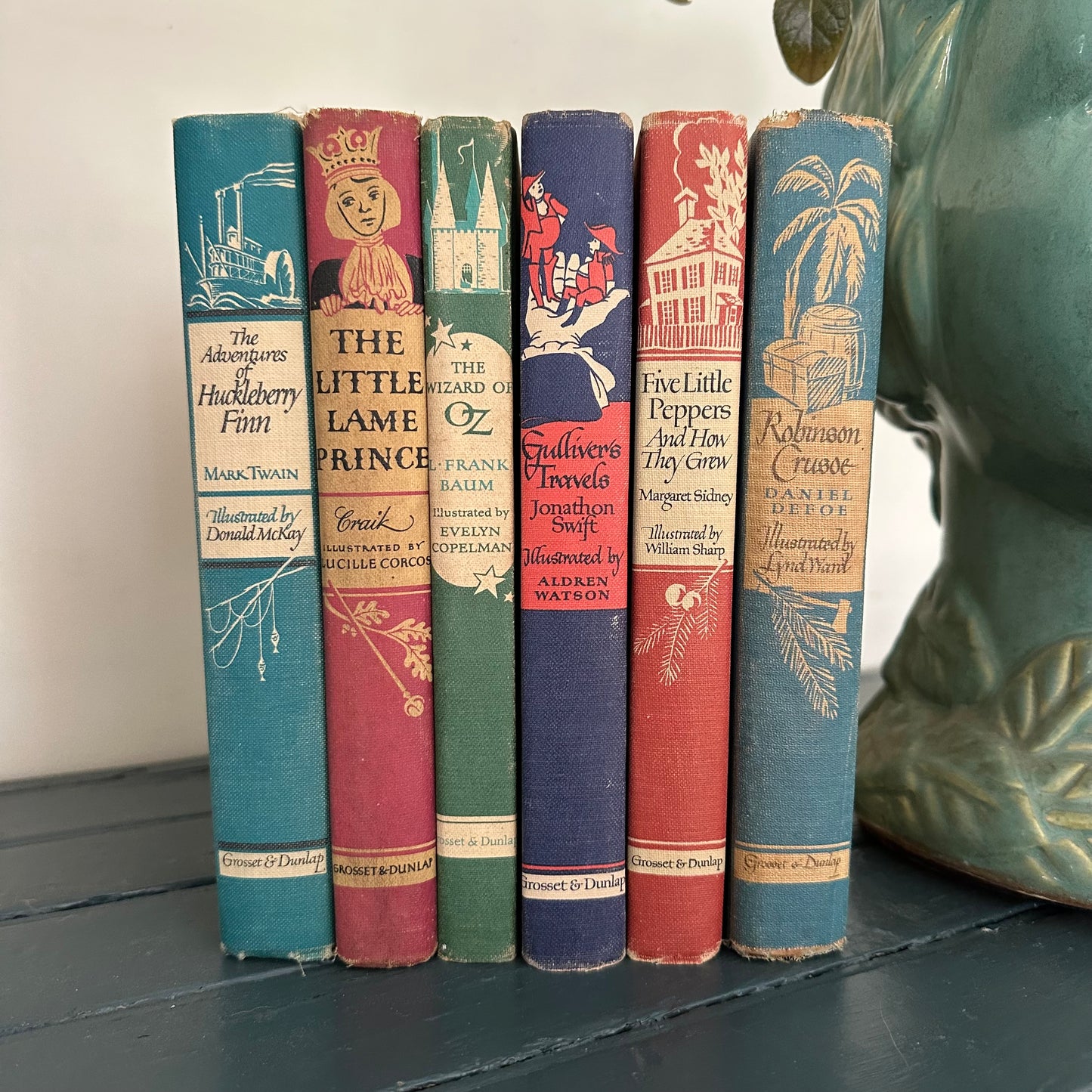 A Set of 6 Classics from the Illustrated Junior Library!