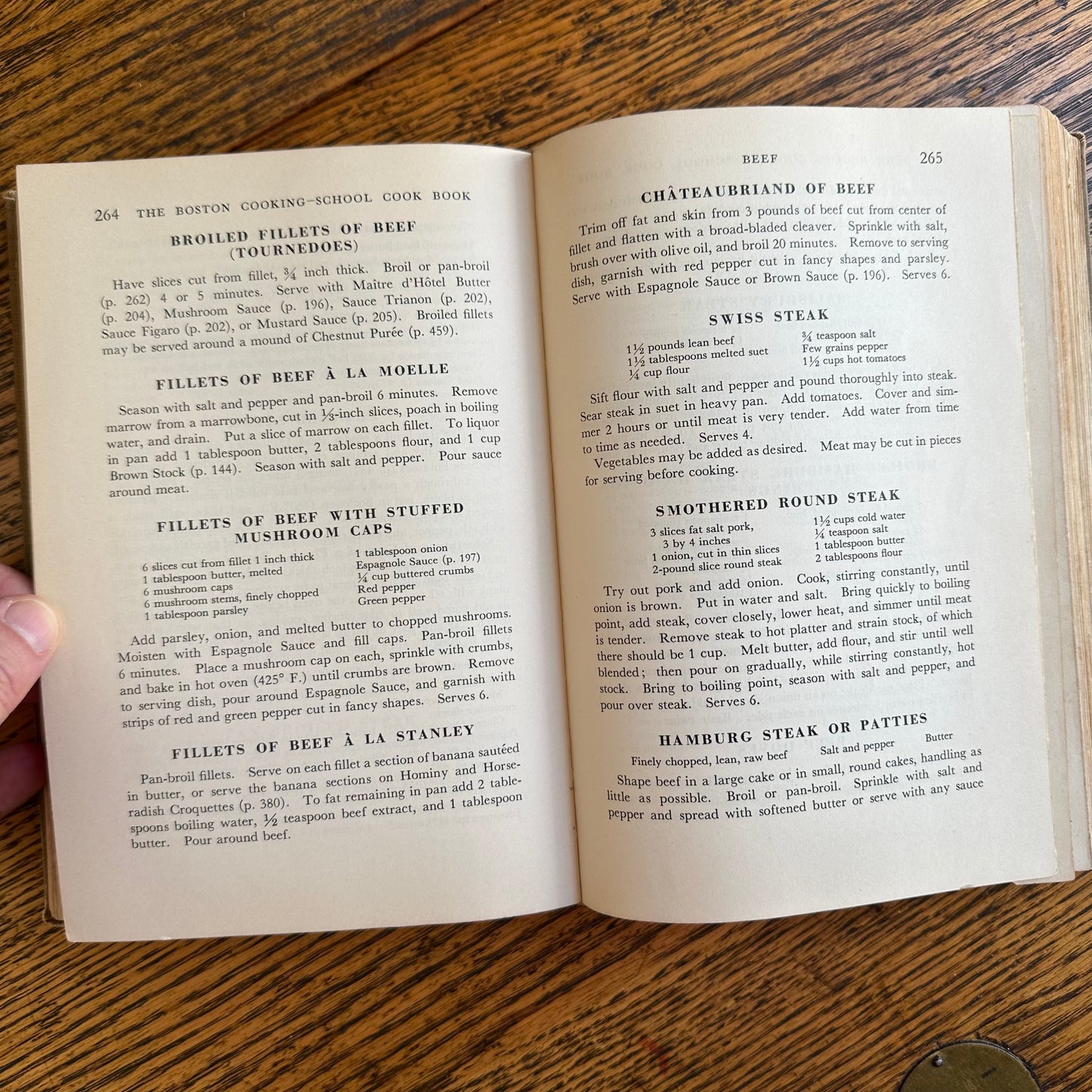 The Boston Cooking School Cook Book by Fannie Farmer - 1938