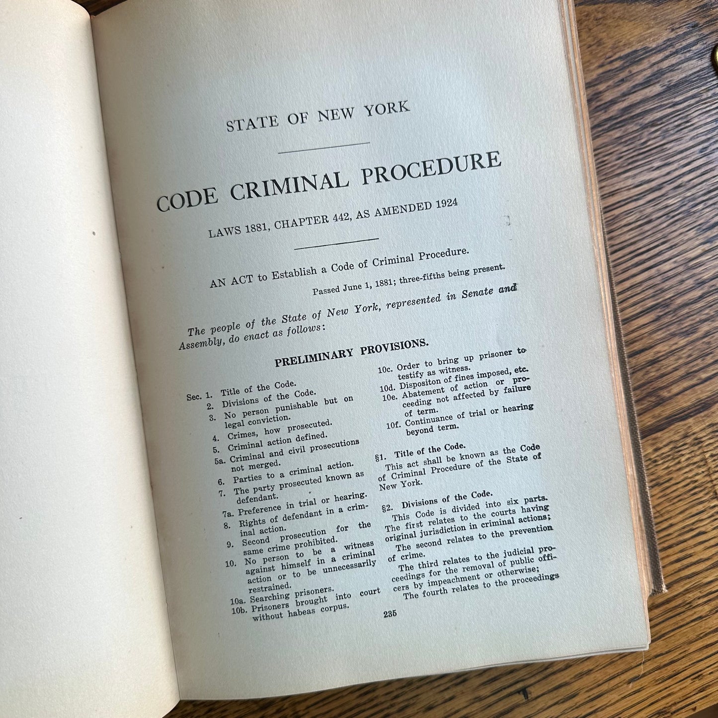 The 1928 Policeman’s Legal Guide - An Almost-Antique Textbook for the Benefit of Policemen Studying for Promotion