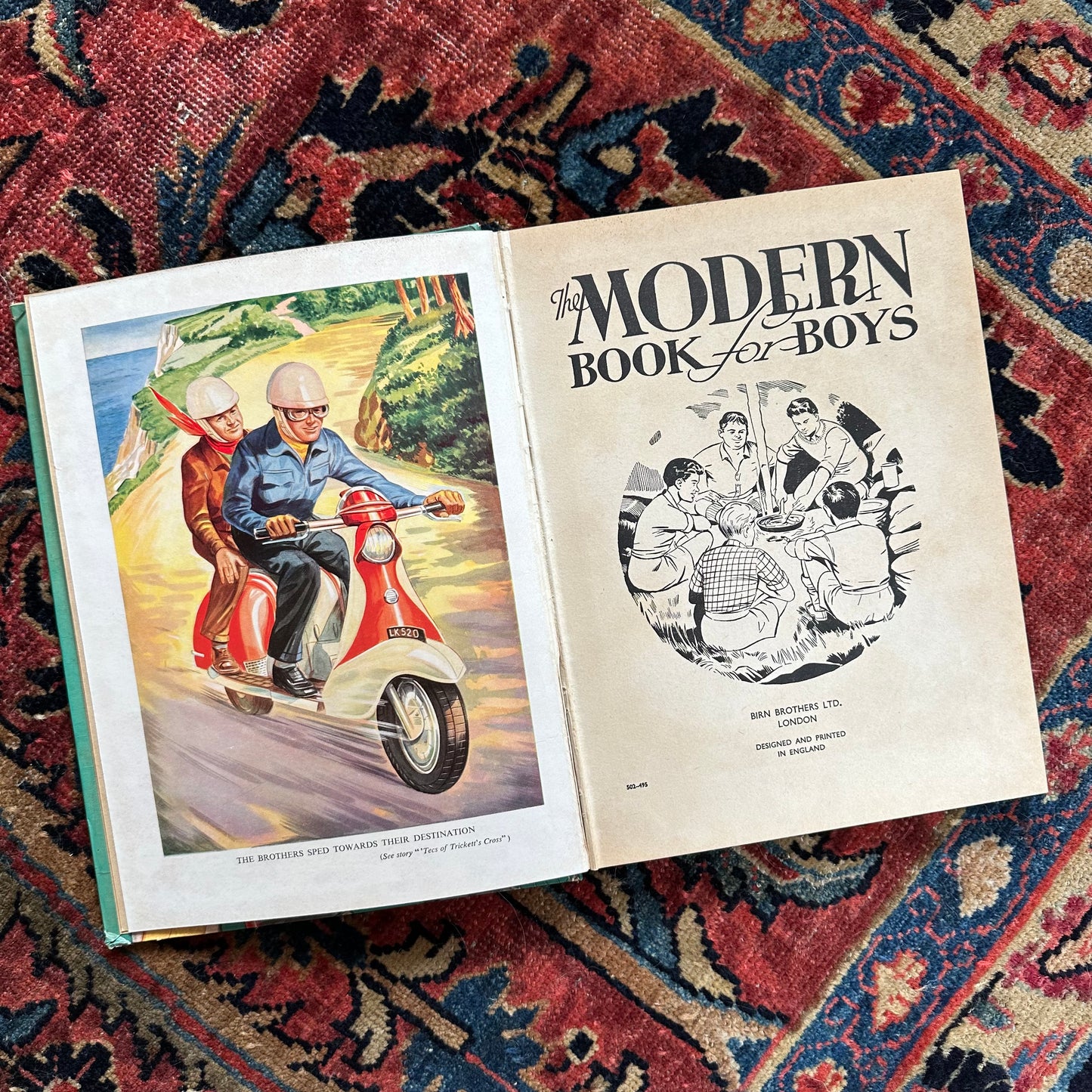 The Modern Book for Boys - A British Storybook - 1950