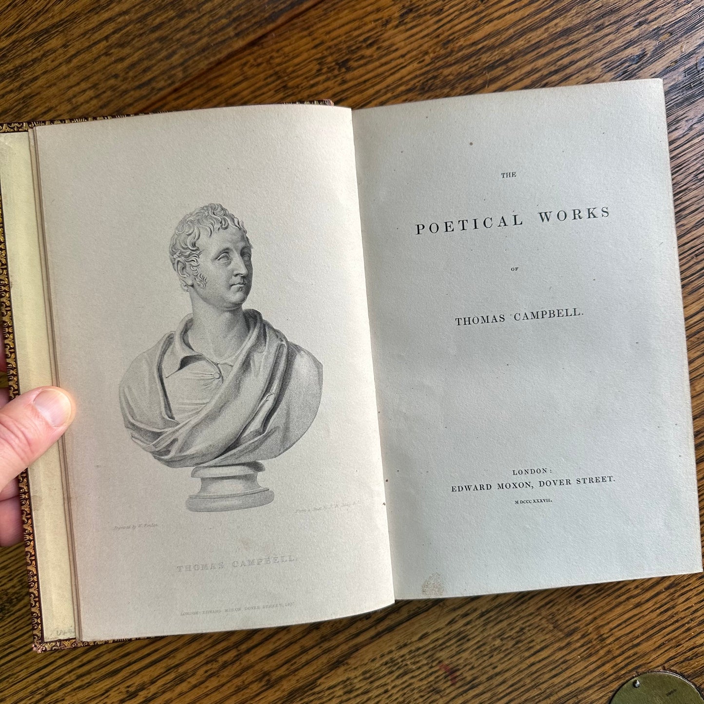 The 1838 Works of Scottish Poet Thomas Campbell