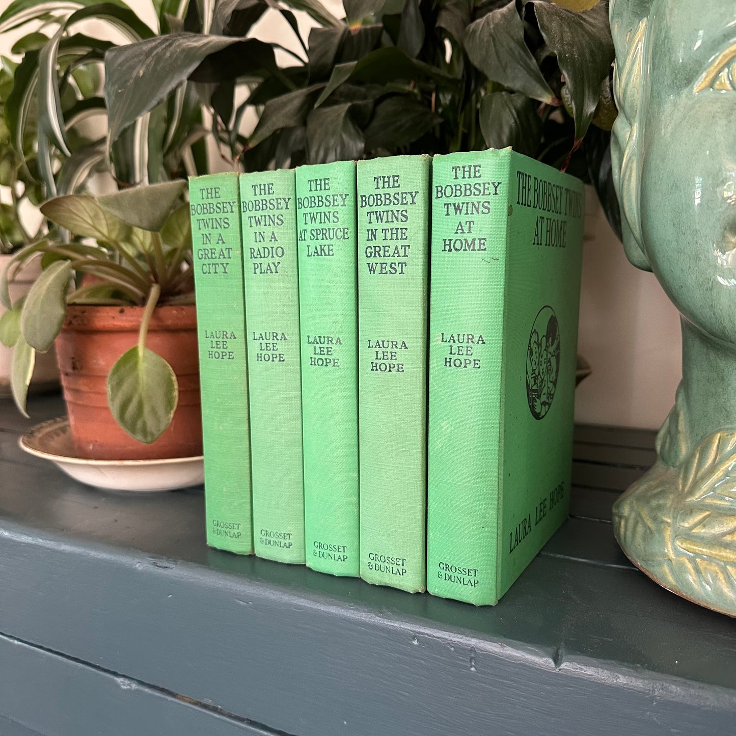 5 Bobbsey Twins Books from the Early 1900s