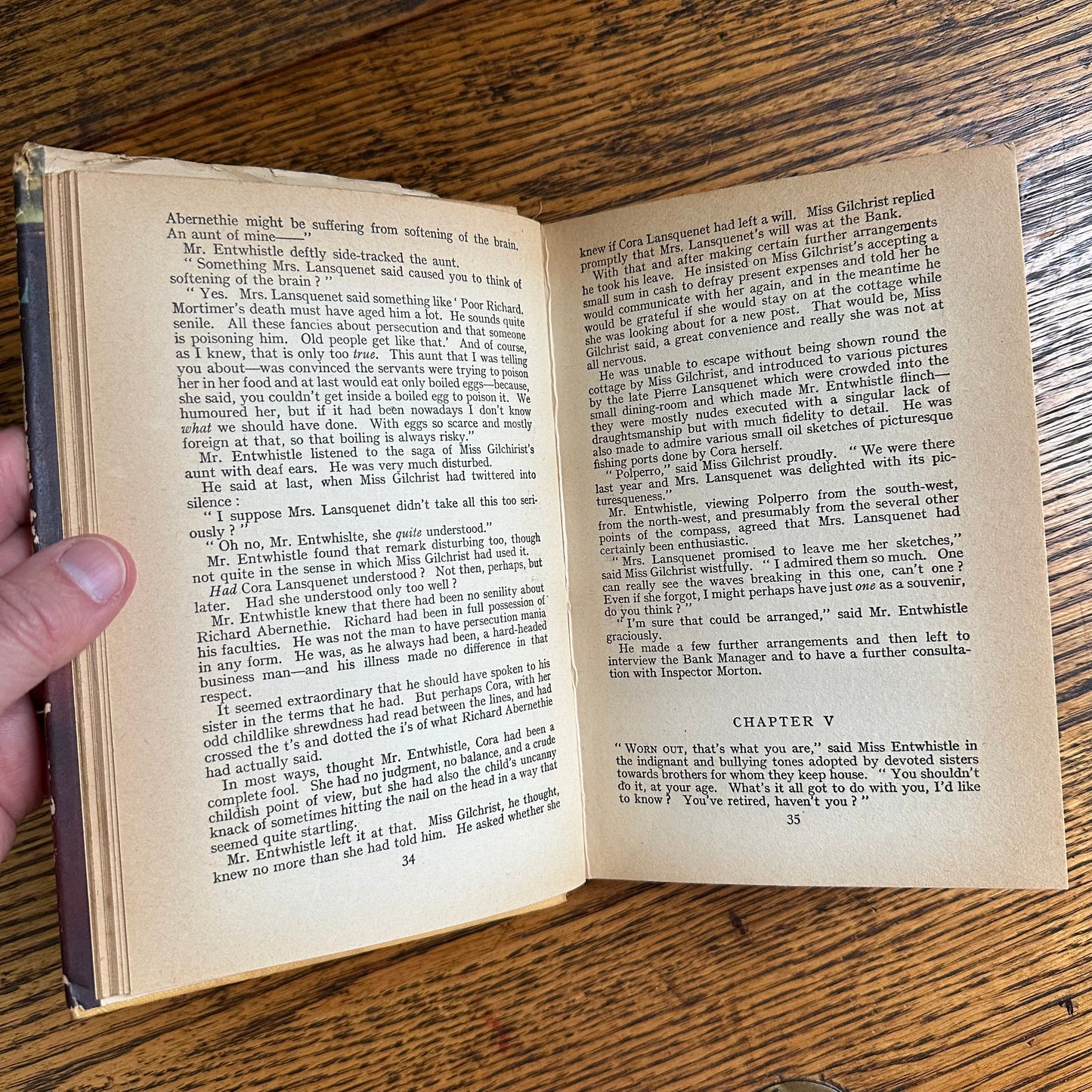 A Set of Two Vintage Agatha Christie Hardbacks for Halloween!