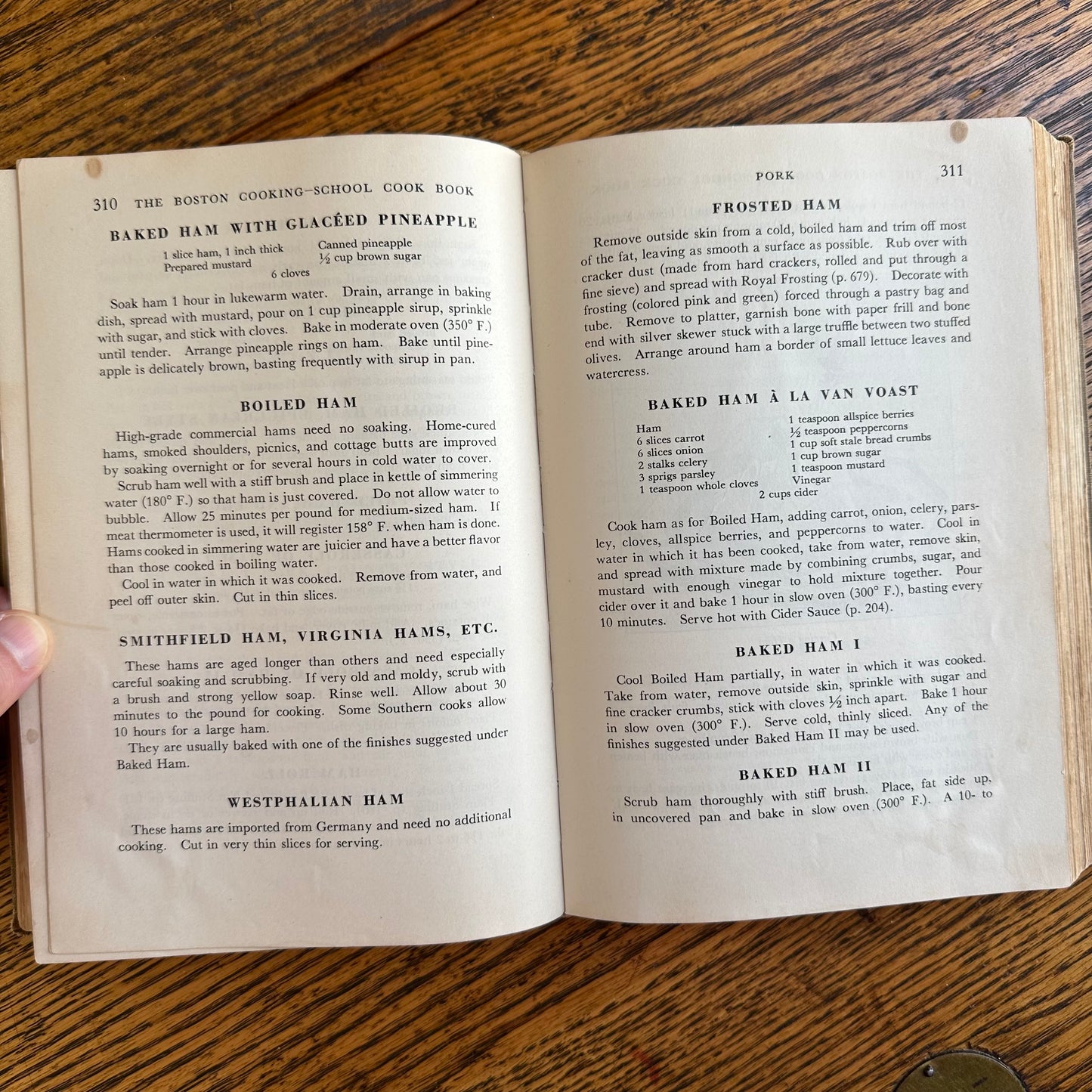The Boston Cooking School Cook Book by Fannie Farmer - 1938