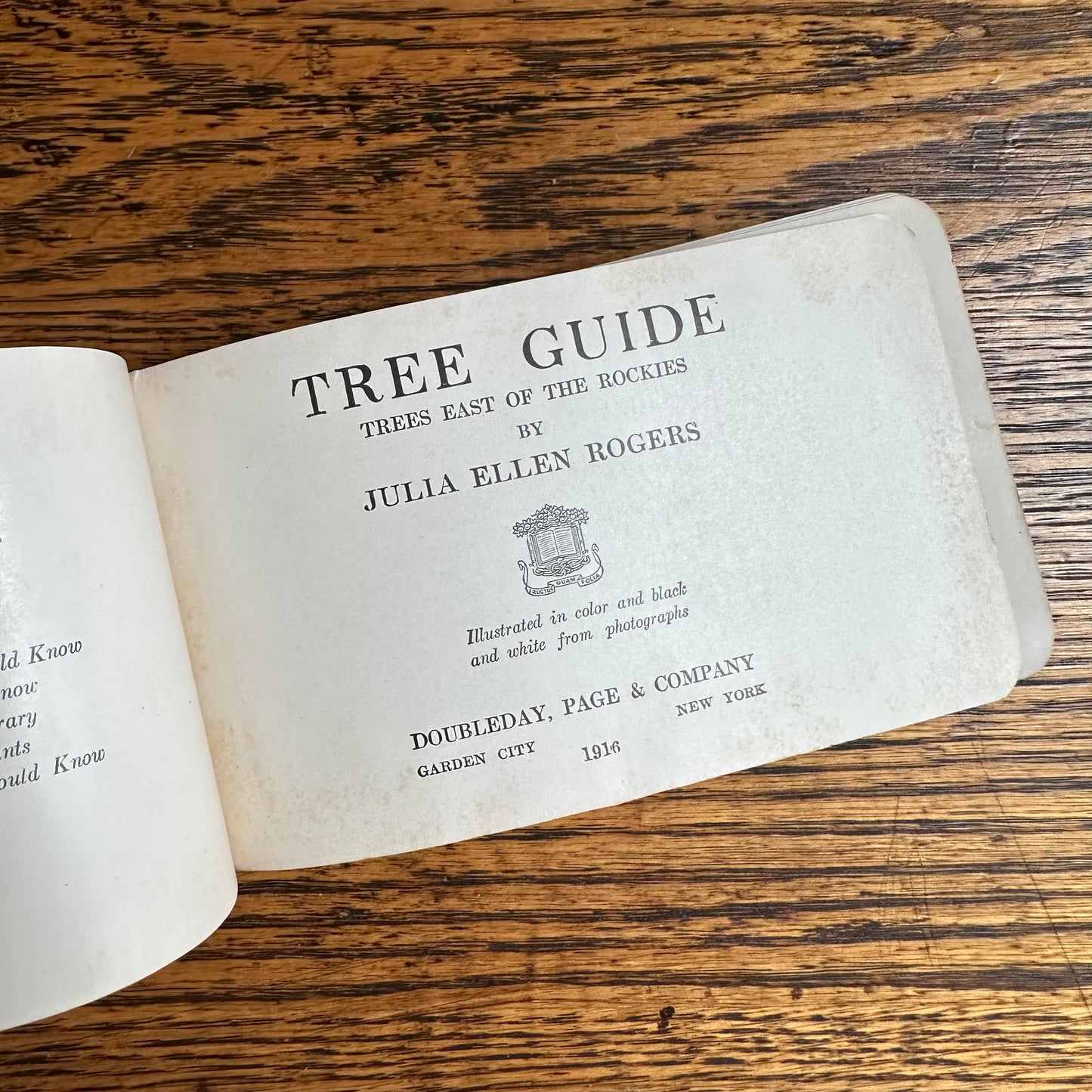 A Set of 3 Leather-Bound Pocket Nature Guides - 1916