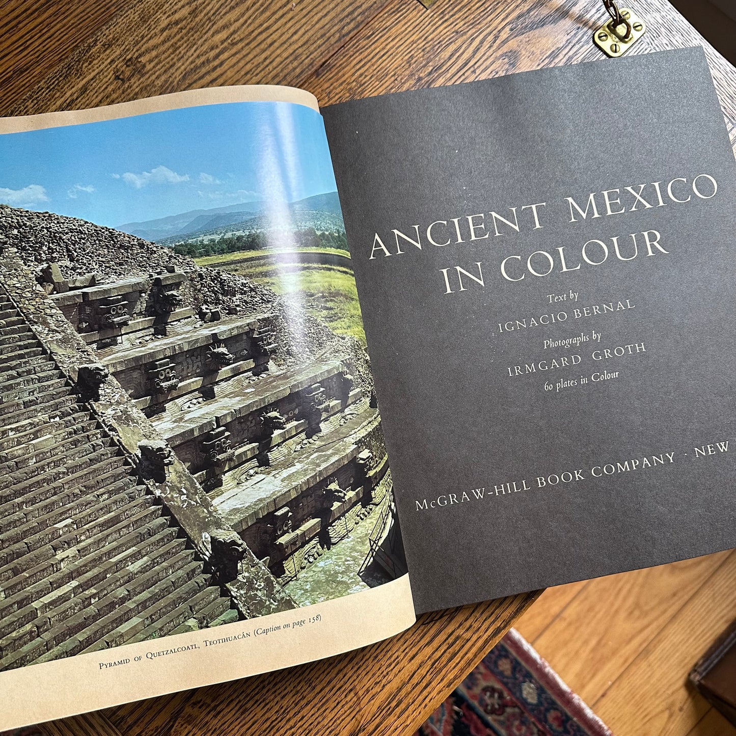 Stack of 6 Vintage World Traveller-Themed Coffee Table Books