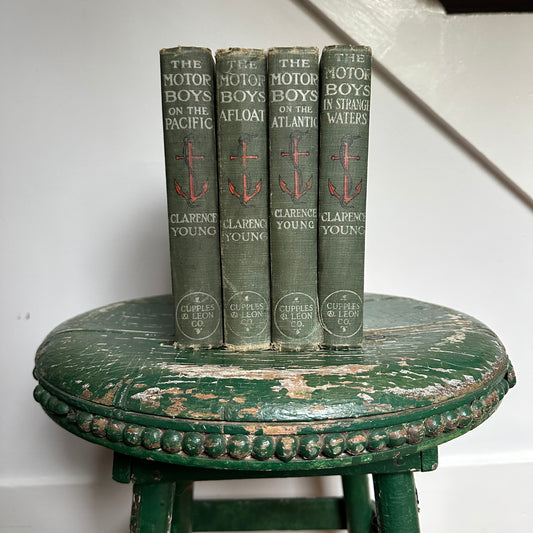 A Set of Four Antique Motor Boys Books from the early 1900s