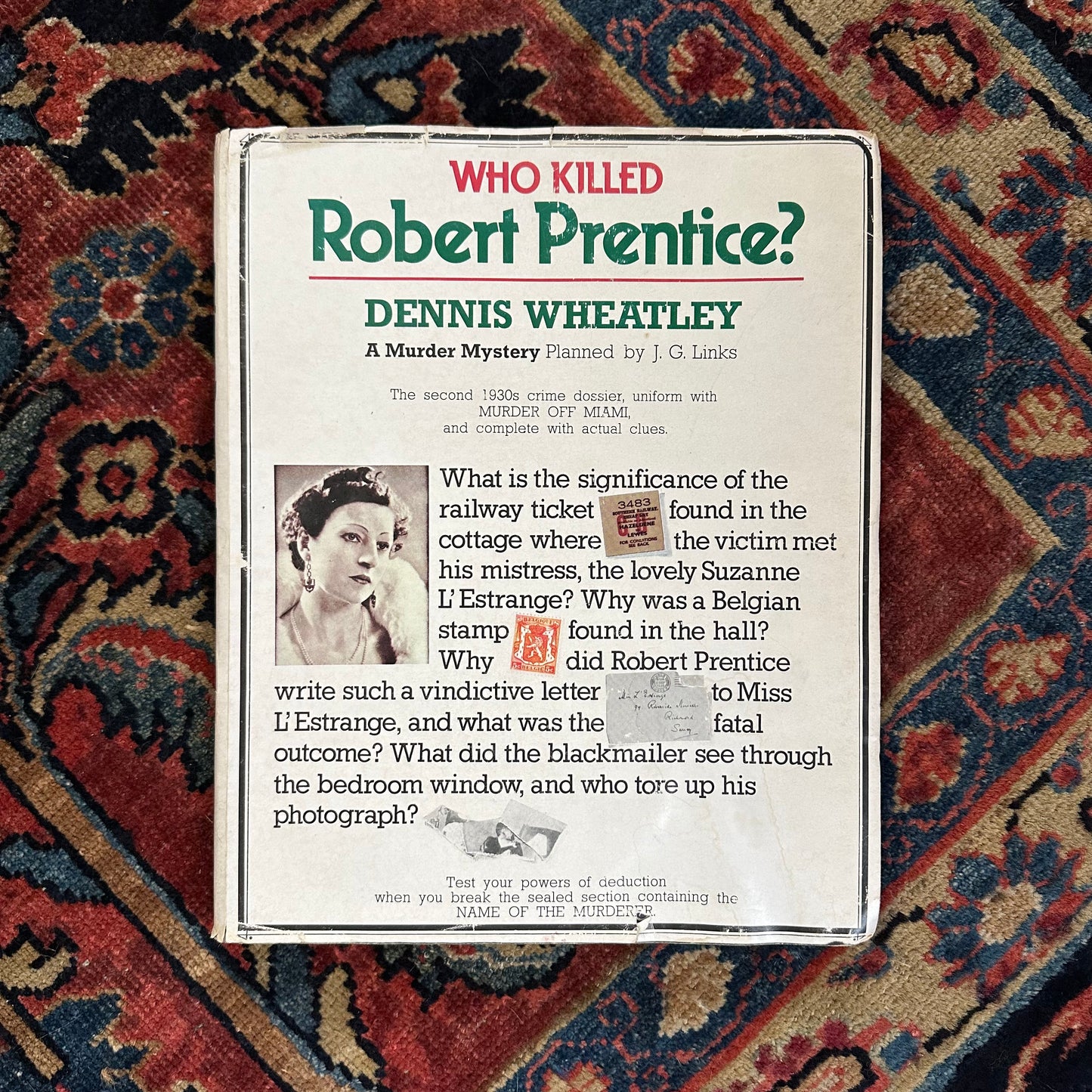 The 1980 Crime Dossier Who Killed Robert Prentice?