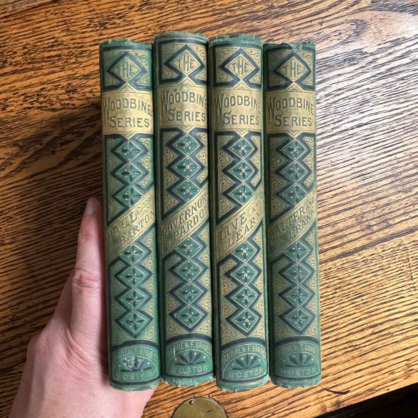 A Set of 4 1809 Storybooks from The Woodbine Series