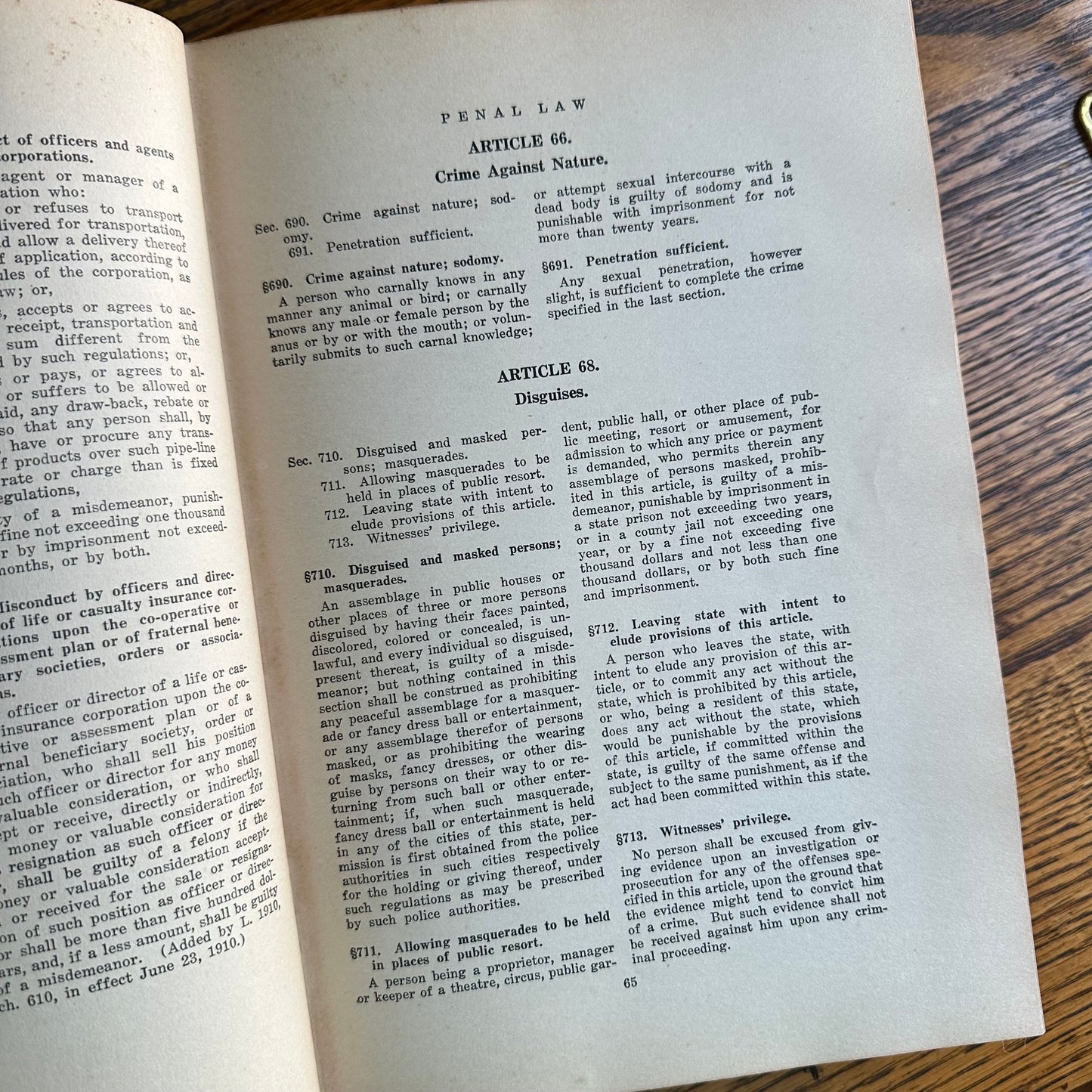The 1928 Policeman’s Legal Guide - An Almost-Antique Textbook for the Benefit of Policemen Studying for Promotion