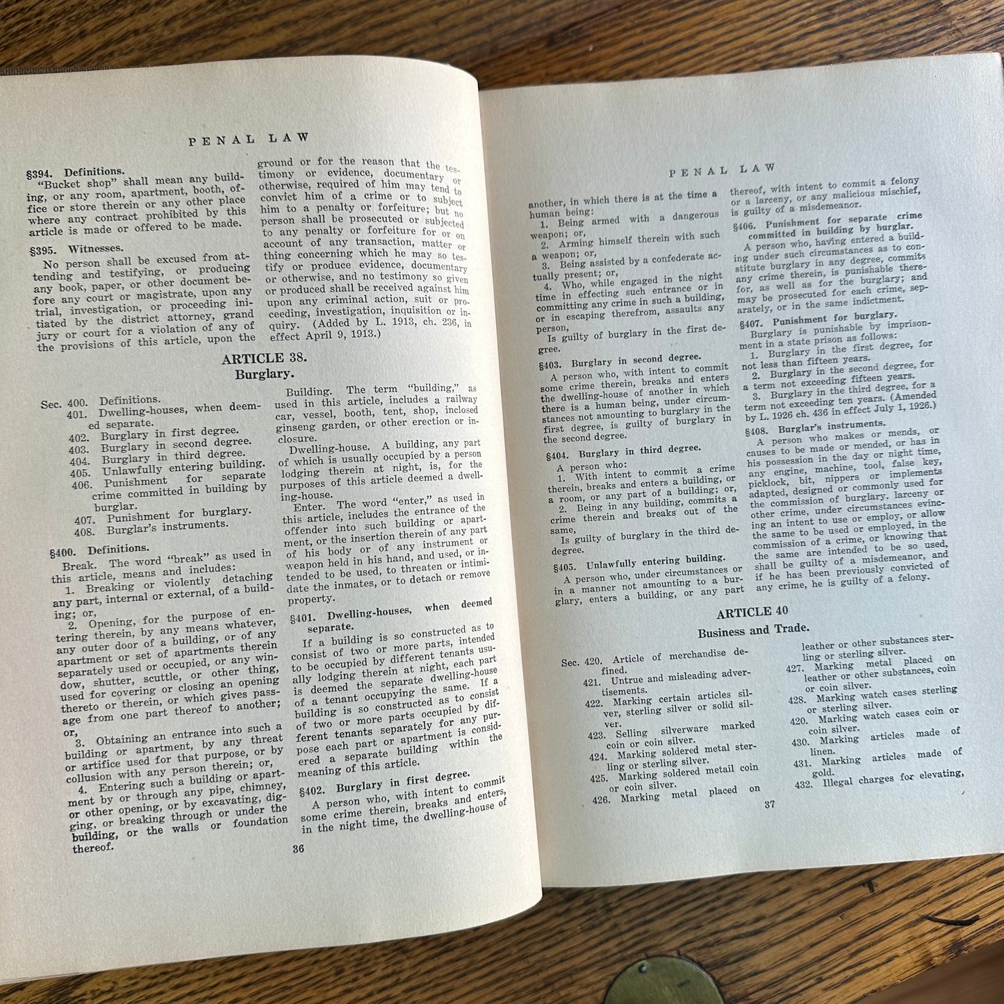 The 1928 Policeman’s Legal Guide - An Almost-Antique Textbook for the Benefit of Policemen Studying for Promotion