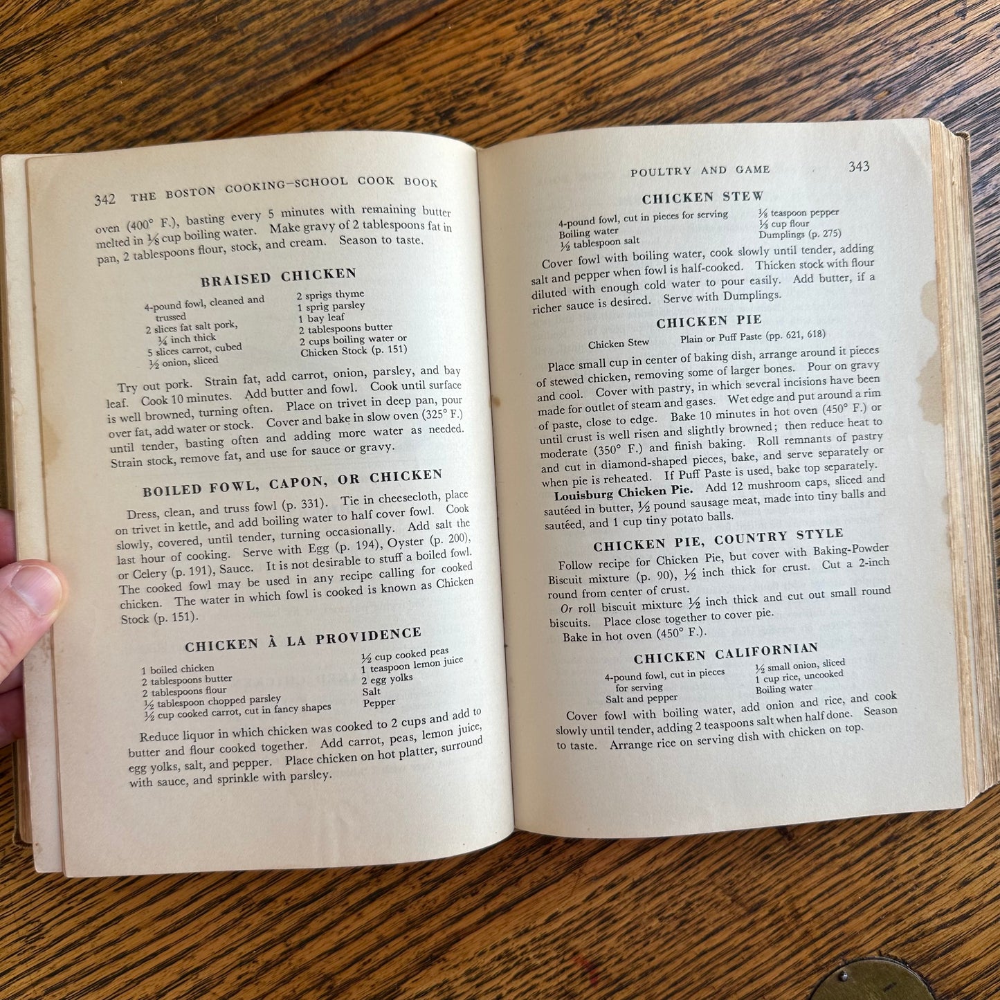 The Boston Cooking School Cook Book by Fannie Farmer - 1938