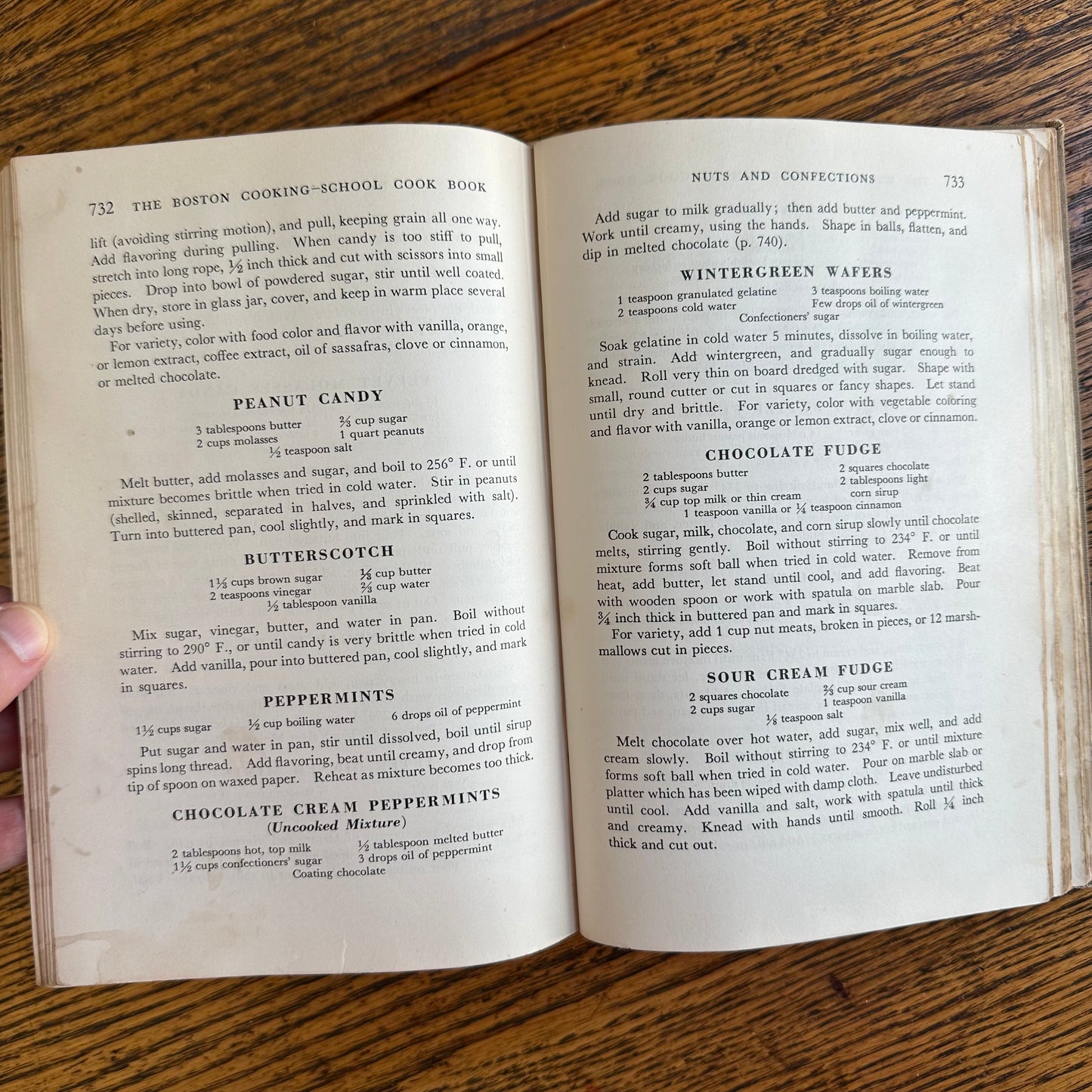 The Boston Cooking School Cook Book by Fannie Farmer - 1938