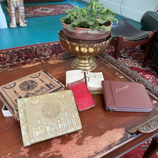 A Bundle of Memories - Antique Autograph Books & More!