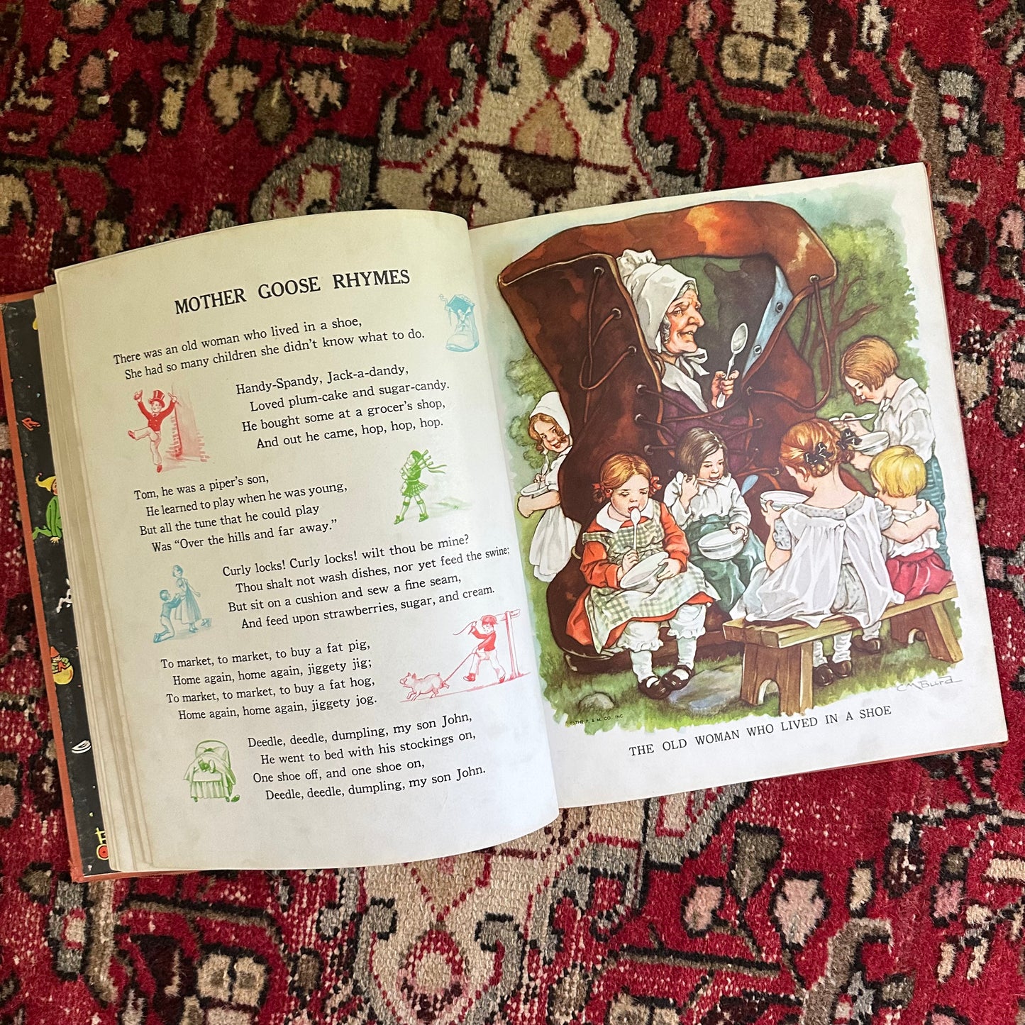 The Brimful Book: A Collection of Mother Goose Rhymes, Animal Stories, and ABCs, 1939.