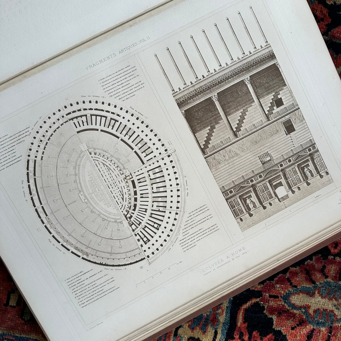 Fragments D’Architecture Antique - 2 Vol. Set - 1897 & 1905