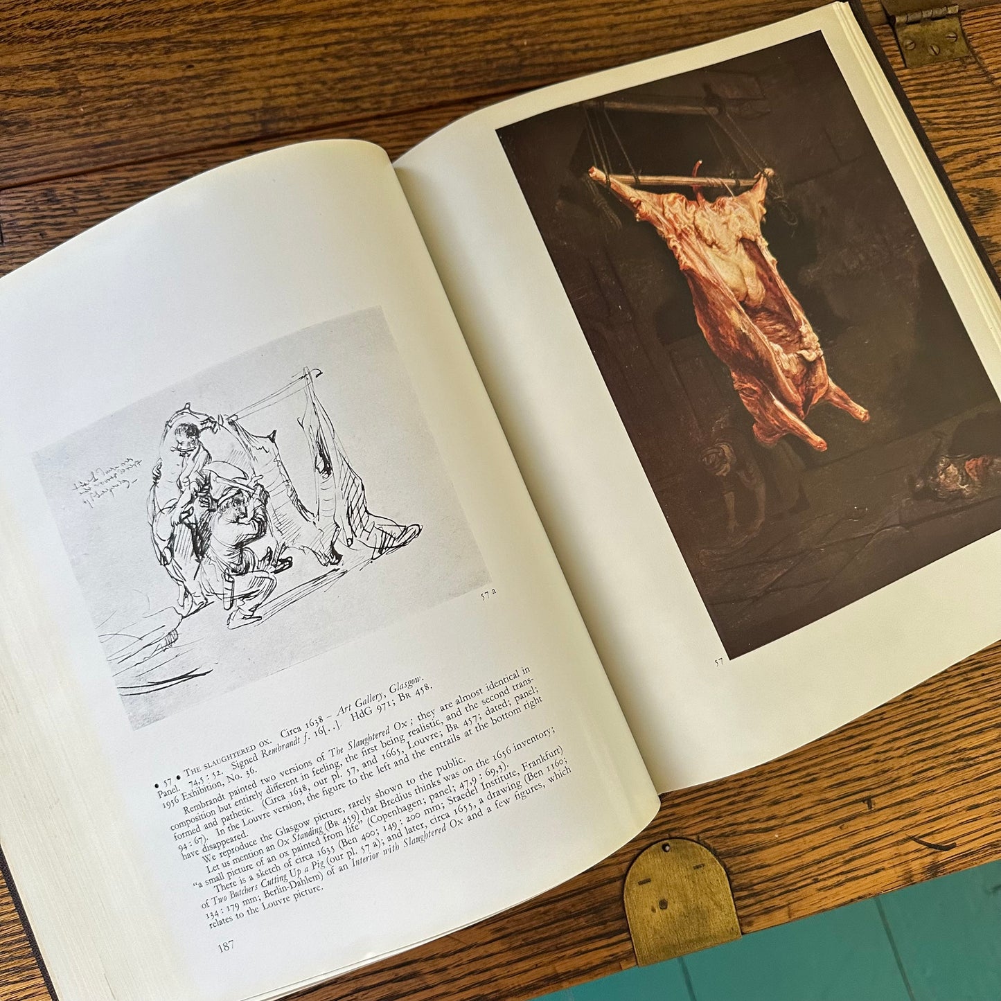 Vintage 1960 Rembrandt Claude Roger-Marx Art Book Universe Books NY Illustrated Fine Art Monograph Dutch Master Painting Hardcover