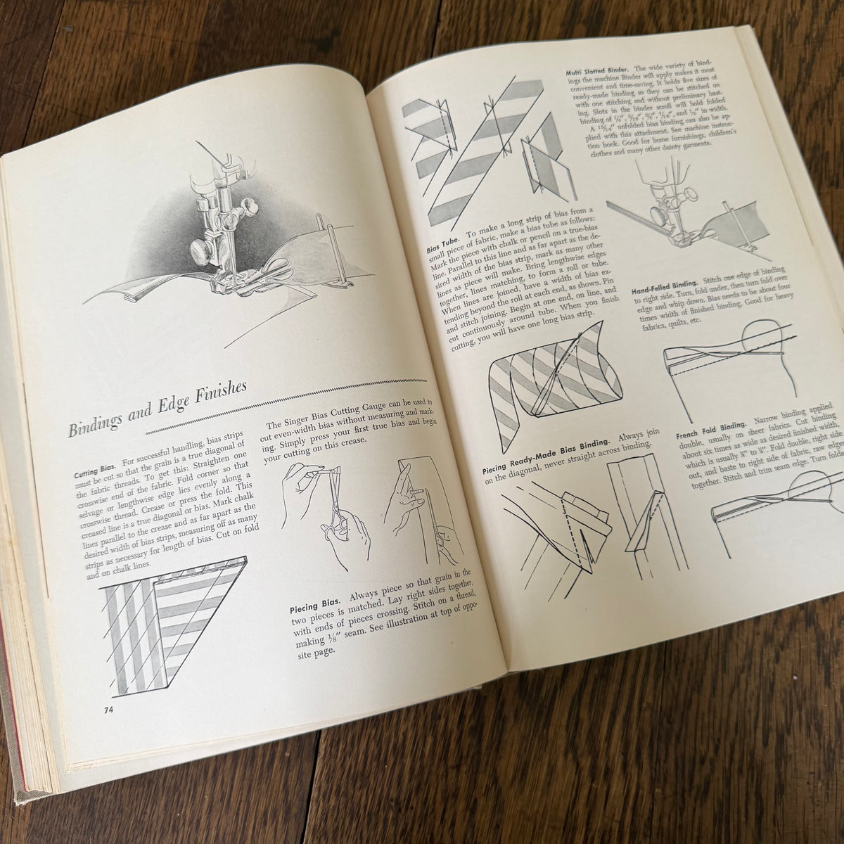 Singer Sewing Book by Mary Brooks Picken - 1951 Vintage Sewing Guide from Singer Sewing Machine Company - Illustrated Hardcover