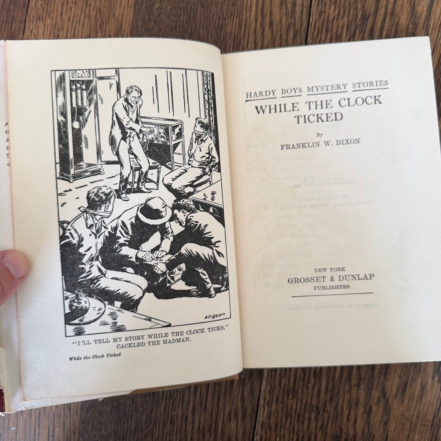 Vintage Hardy Boys Mystery Books by Franklin W. Dixon - Set of 8 - 1927-1953 - Grosset Dunlap - Brown Covers