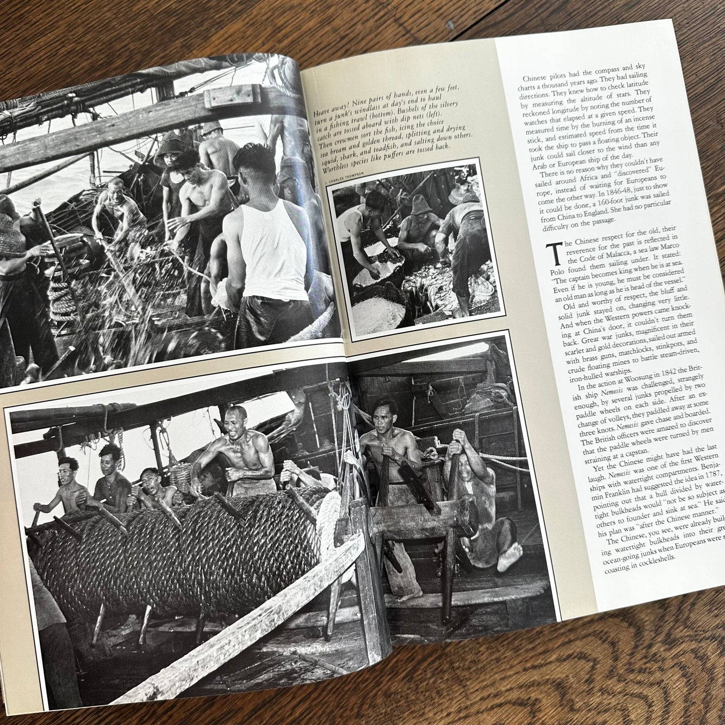 Men, Ships, and the Sea (1973) | National Geographic Society | Maritime History & Adventure Book