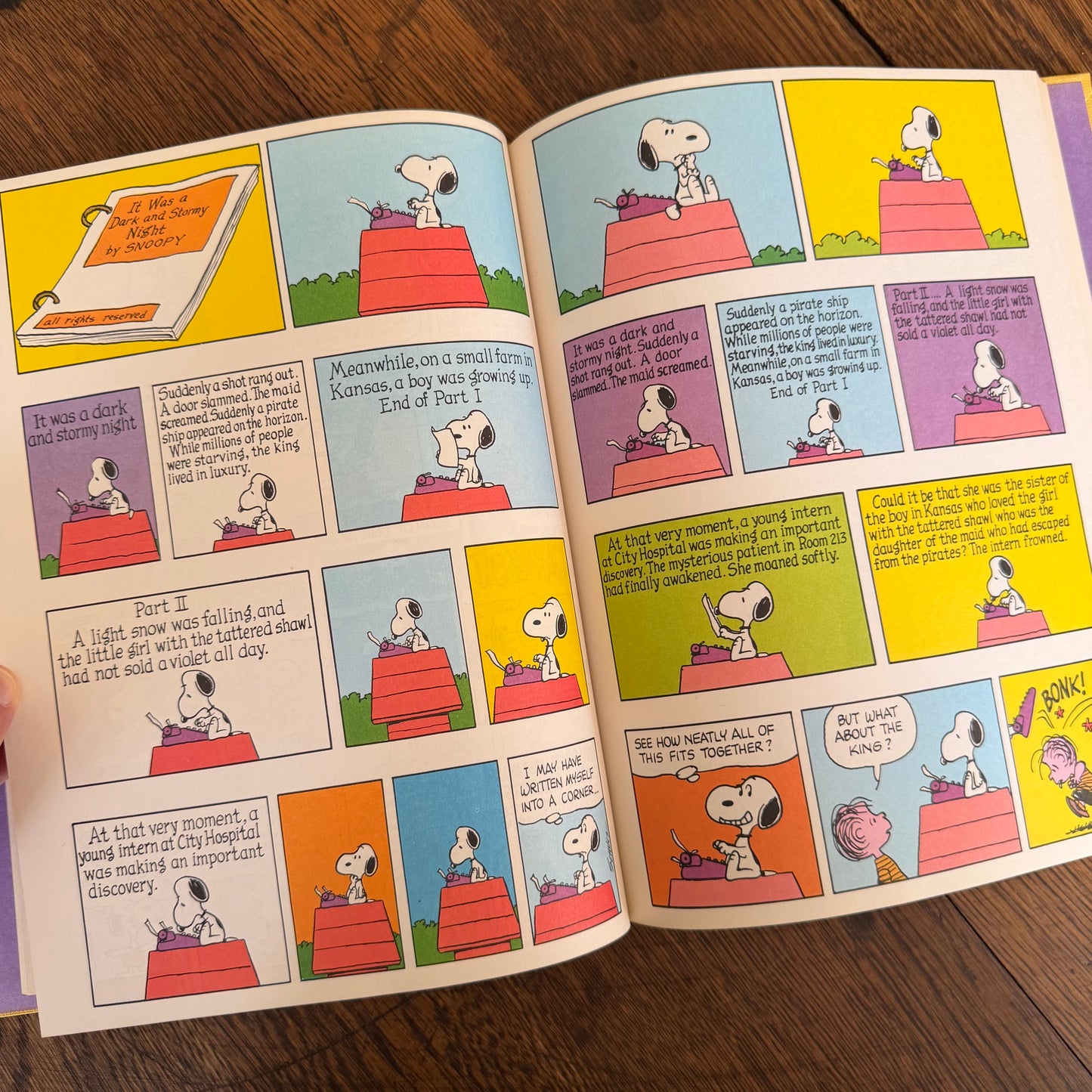 The Snoopy Festival by Charles M. Schulz 1974, Vintage Peanuts & Charlie Brown Coffee Table Book, Holt Rinehart Winston