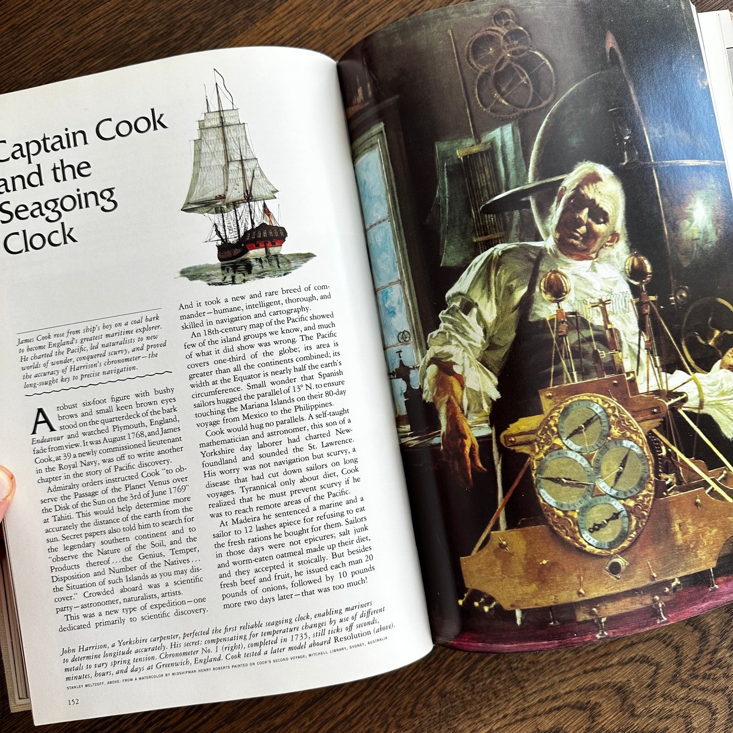 Men, Ships, and the Sea (1973) | National Geographic Society | Maritime History & Adventure Book