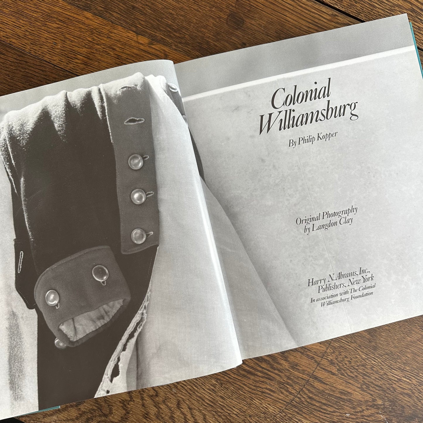Colonial Williamsburg by Philip Kopper | Oversized Illustrated History | Harry N. Abrams, 1986