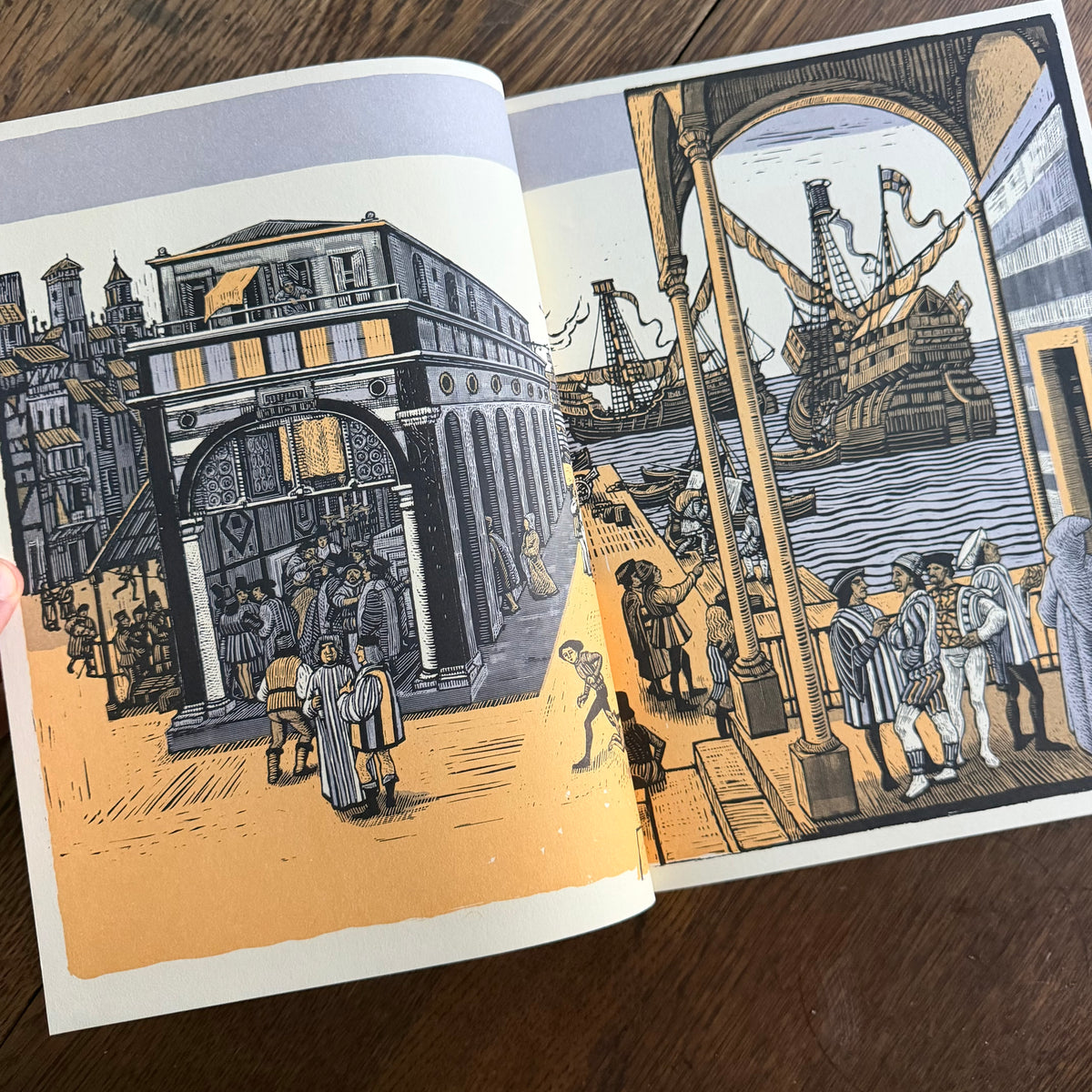 Journals & Other Documents on the Life & Voyages of Christopher Columbus, 1963 — Samuel Eliot Morison, Illustrated by Lima de Freitas | Heritage Press