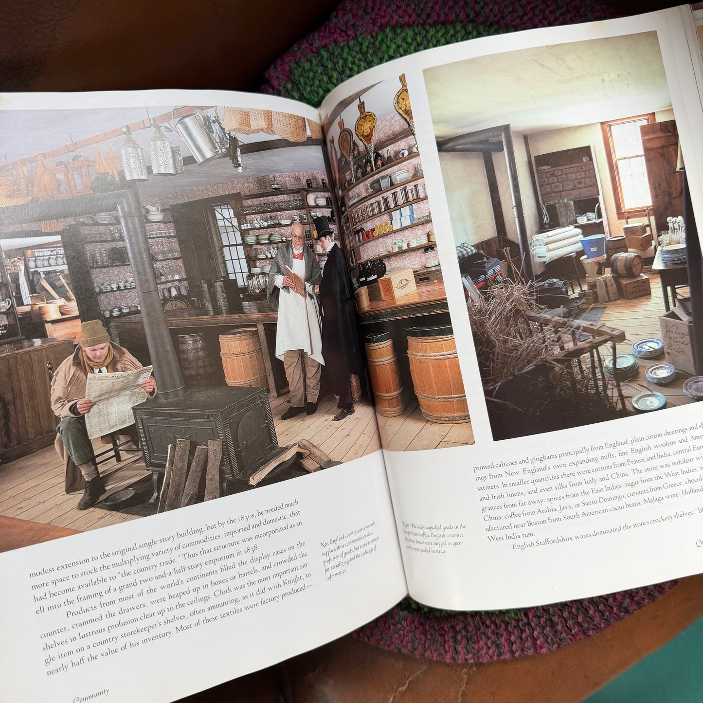 Old Sturbridge Village Coffee Table Book | 1996 Harry N Abrams Hardcover | Colonial New England History | Massachusetts Photography Book
