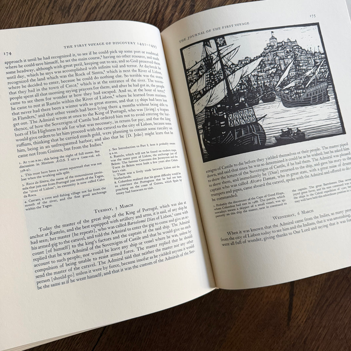 Journals & Other Documents on the Life & Voyages of Christopher Columbus, 1963 — Samuel Eliot Morison, Illustrated by Lima de Freitas | Heritage Press