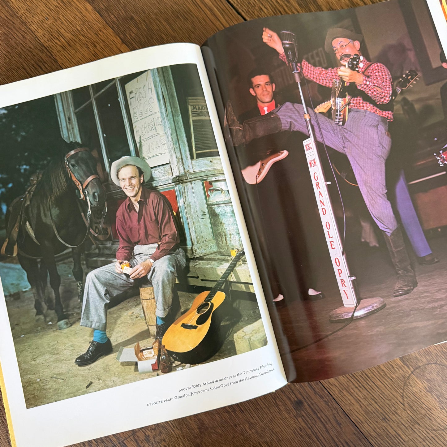 Nashville’s Grand Ole Opry by Jack Hurst - 1975 - Featuring Dolly Parton and Other Greats - Illustrated Country Music History - Giant Vintage Coffee Table Book