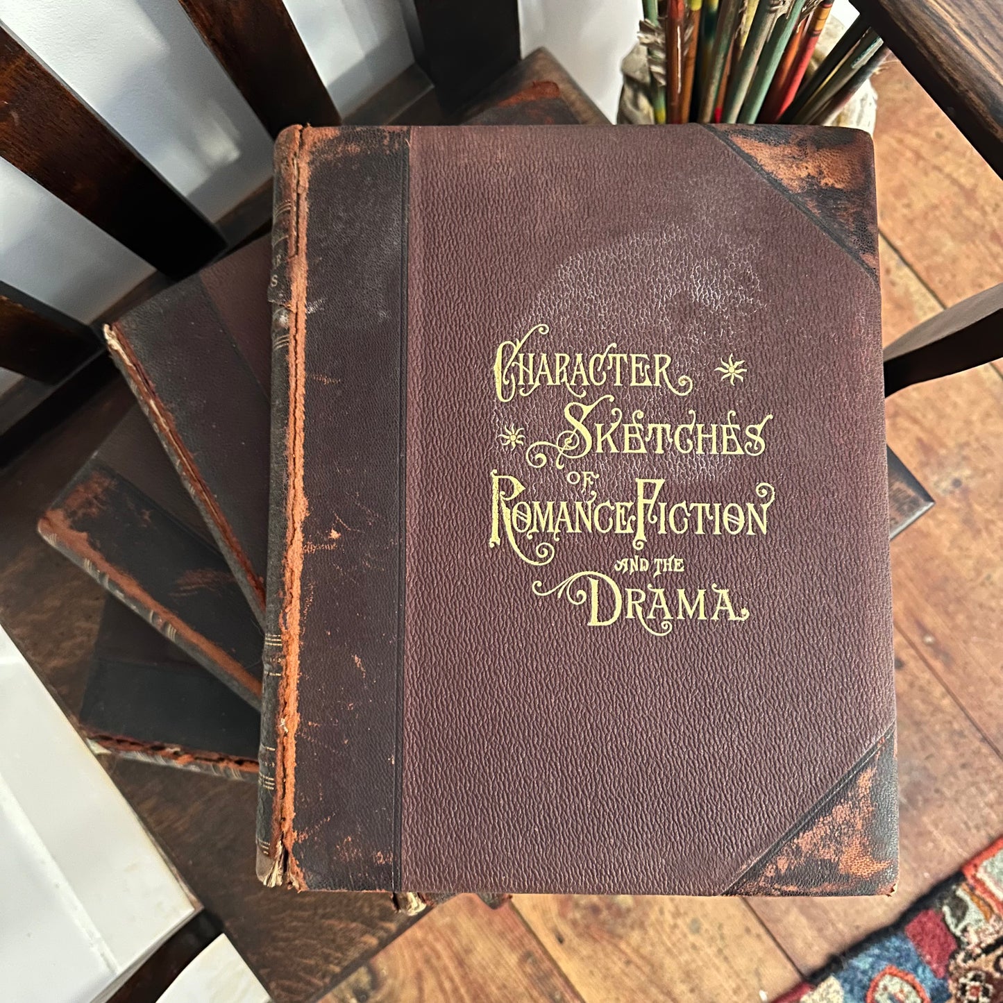 Character Sketches of Romance, Fiction and the Drama – 4-Volume Set – 1892 -1896 – Selmar Hess – Rev. E. Cobham Brewer
