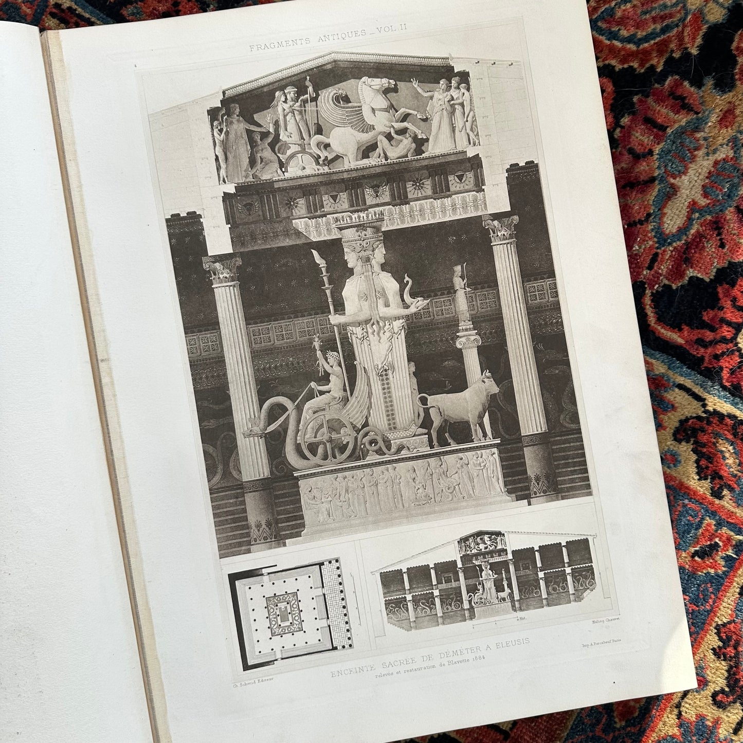 Fragments D’Architecture Antique - 2 Vol. Set - 1897 & 1905
