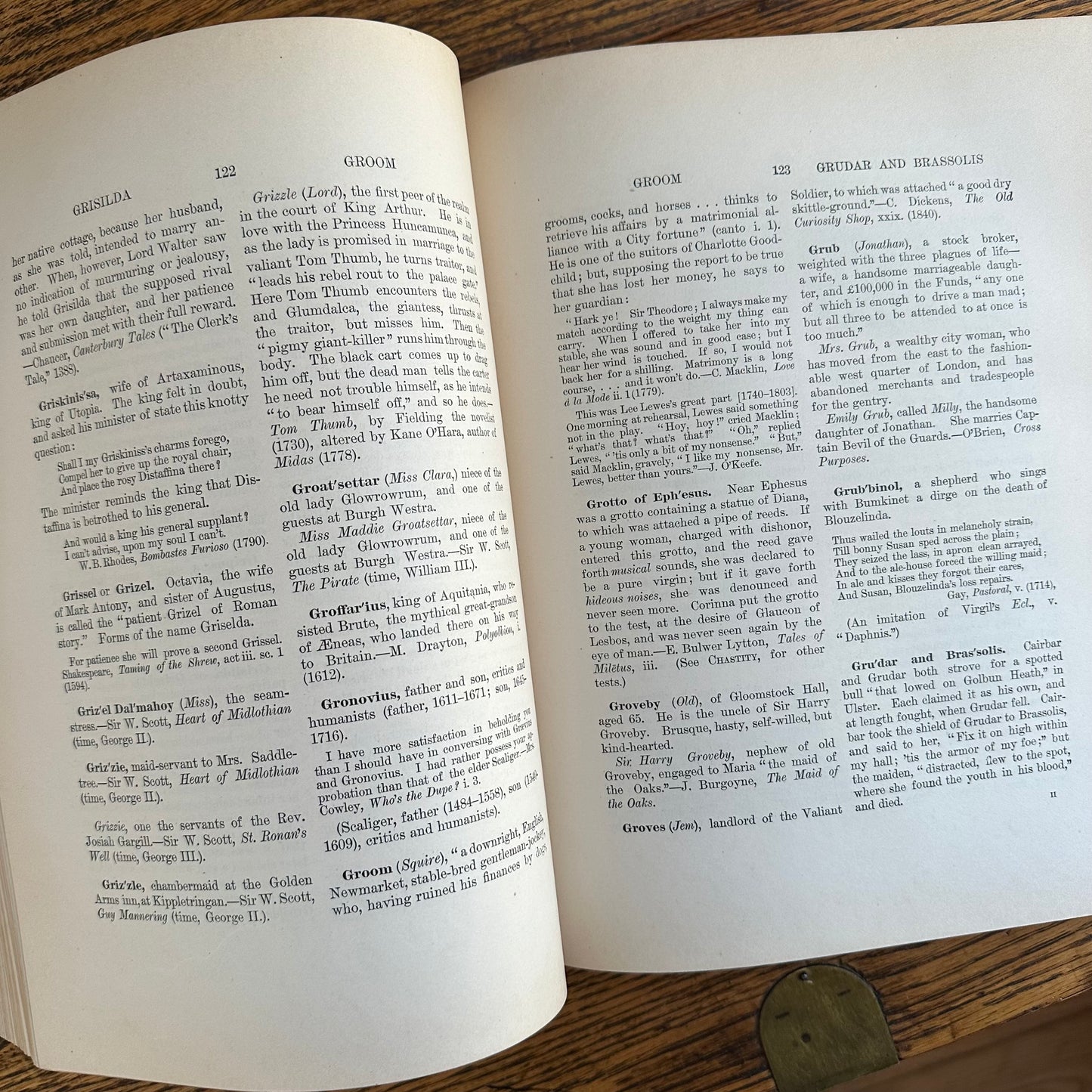 Character Sketches of Romance, Fiction and the Drama – 4-Volume Set – 1892 -1896 – Selmar Hess – Rev. E. Cobham Brewer