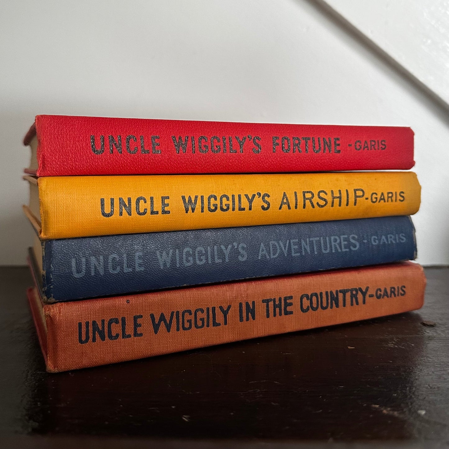 Set of 4 Uncle Wiggily Books (1939–1942) — Howard R. Garis — Illustrated by Elmer Rache — Vintage Children’s Books — Platt & Munk