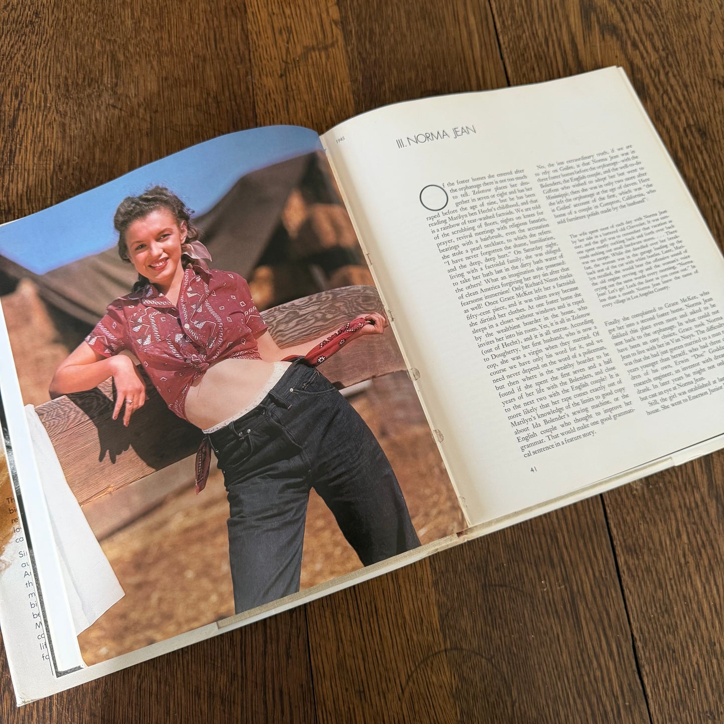 Marilyn: A Biography by Norman Mailer - Photo History - 1973 Vintage Coffee Table Book - Marilyn Monroe Photography