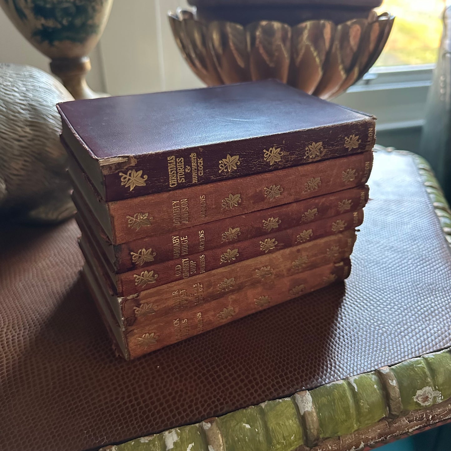 6 Volumes of The Works of Charles Dickens from the New Century Library - 1901-1910