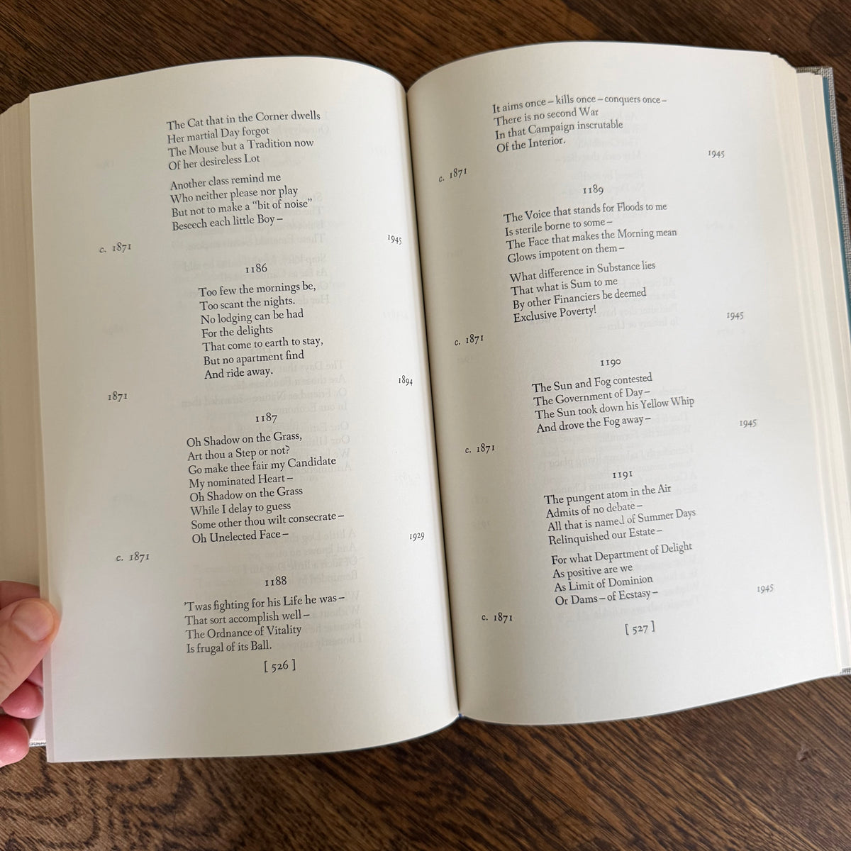The Complete Poems of Emily Dickinson, Edited by Thomas H. Johnson, 1960 - Little Brown, 1,775 Poems