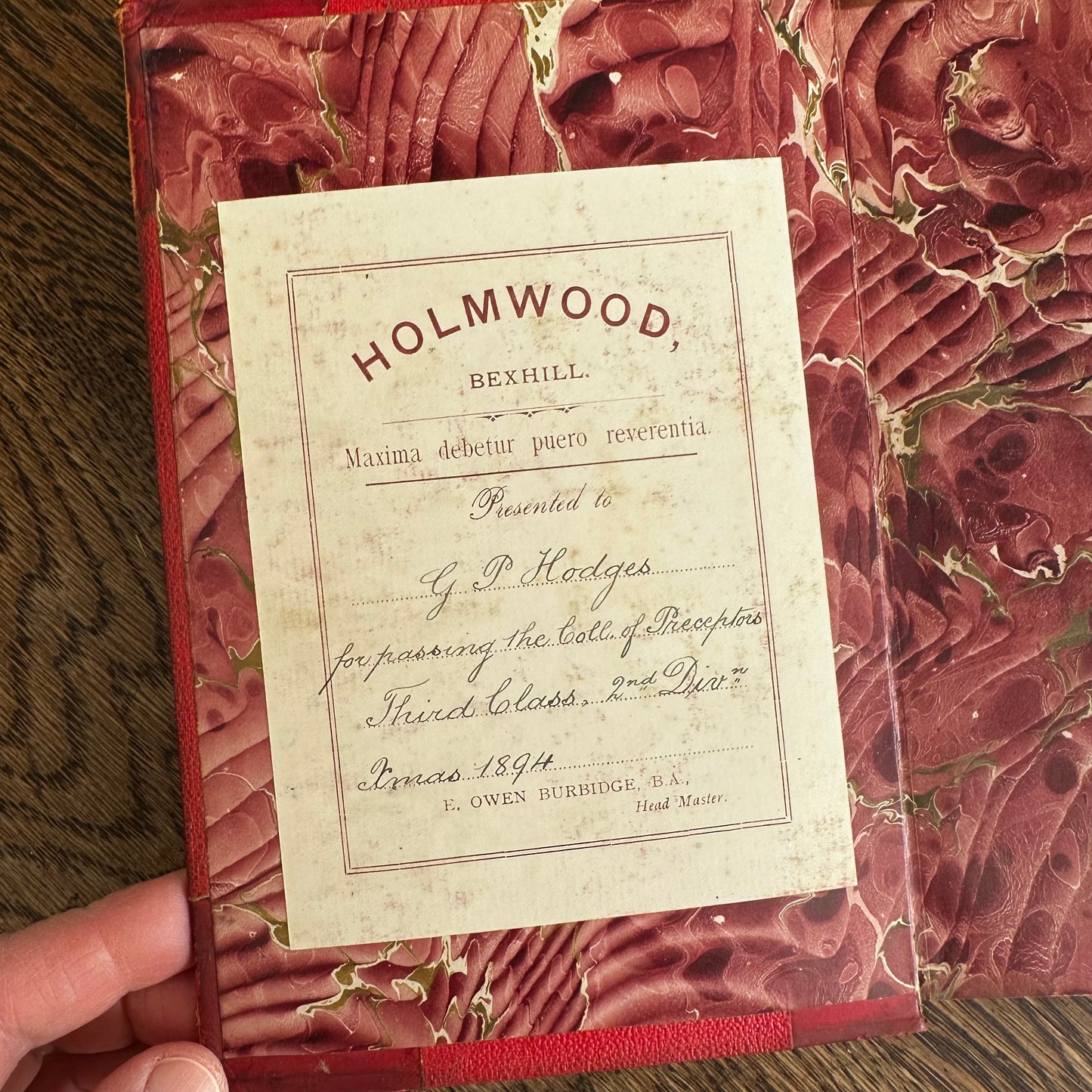 Antique Leather Book Stack | 18th–20th Century Decorative Books | Vintage Library Decor