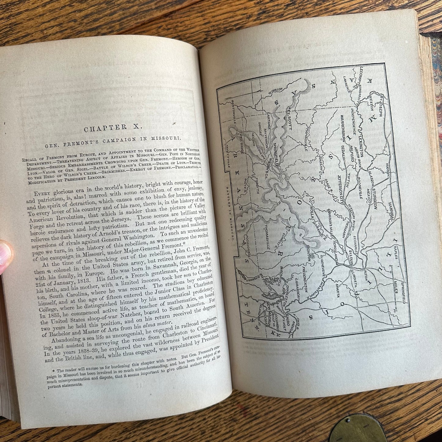 The History of the Civil War in America - A 2-Volume Leather-Bound Set - 1863-1868
