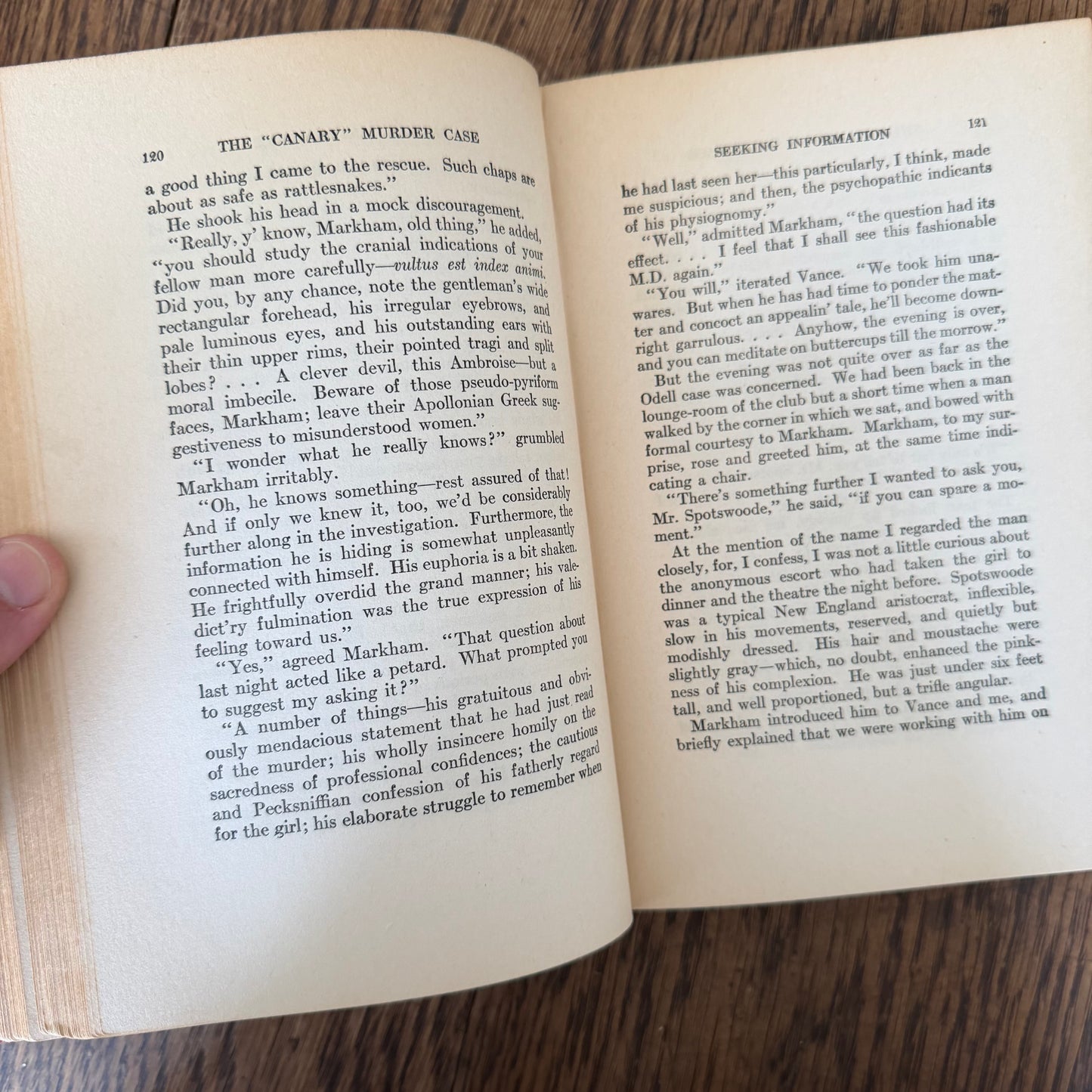 Set of 6 Philo Vance Vintage Mystery Books by S.S. Van Dine - 1927-1939