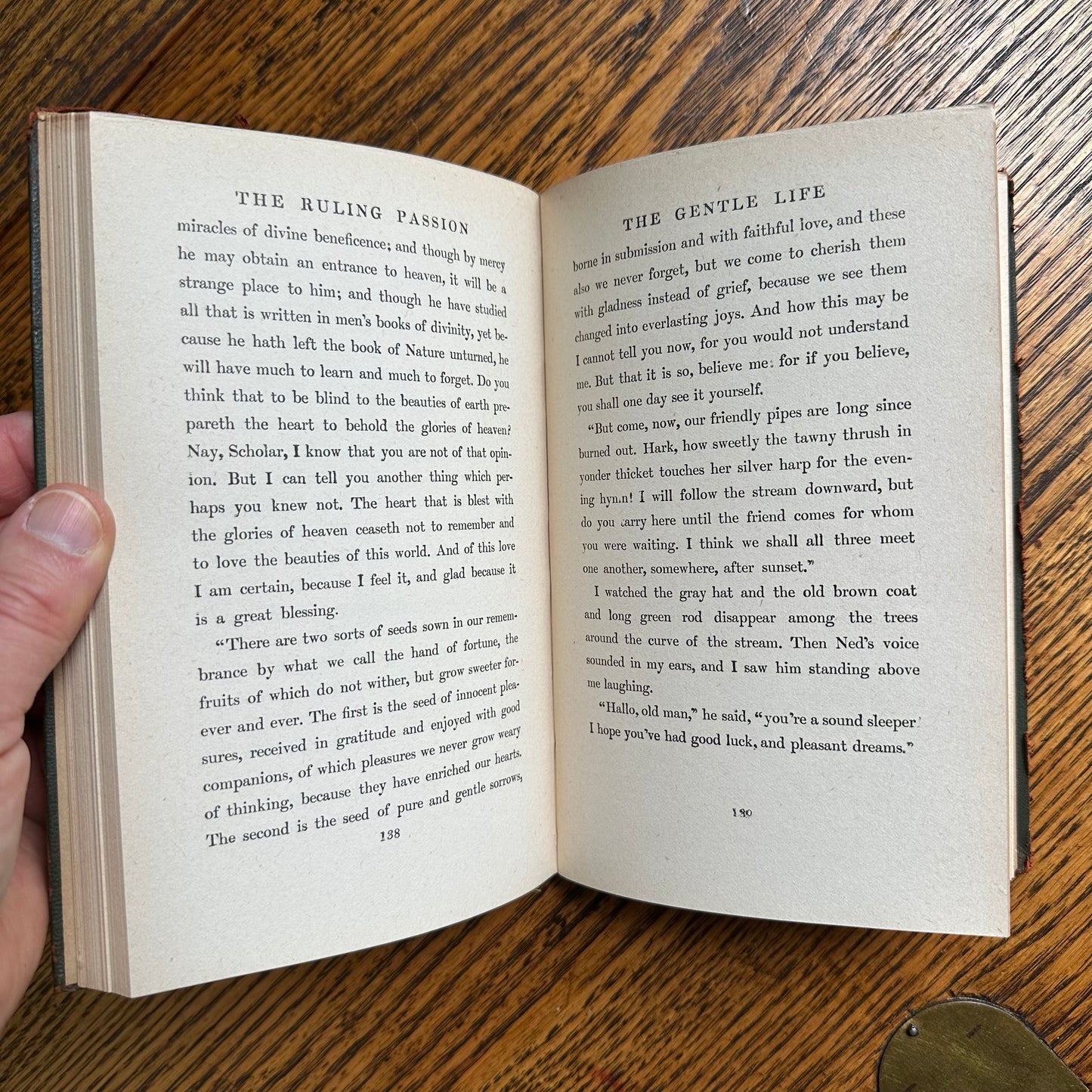 Collection of 6 Antique Leather-bound Softcover Books