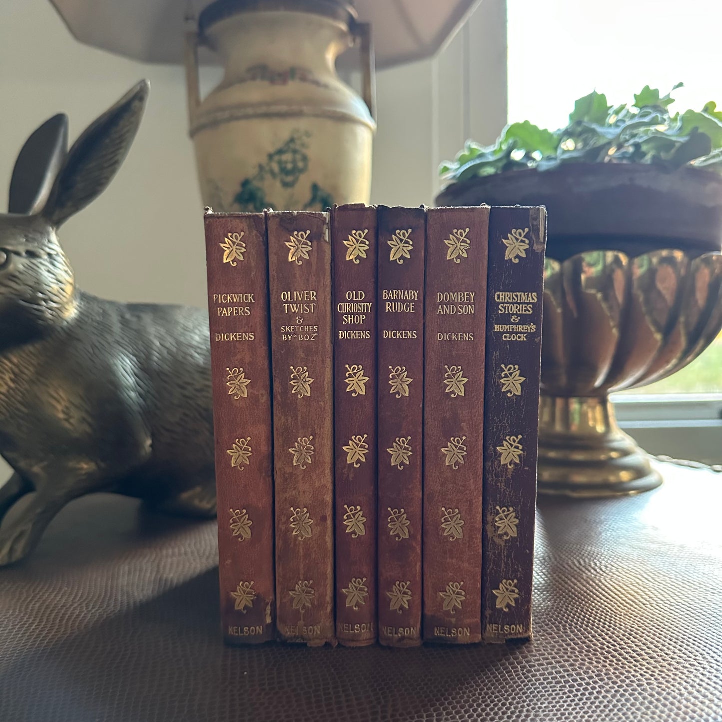6 Volumes of The Works of Charles Dickens from the New Century Library - 1901-1910
