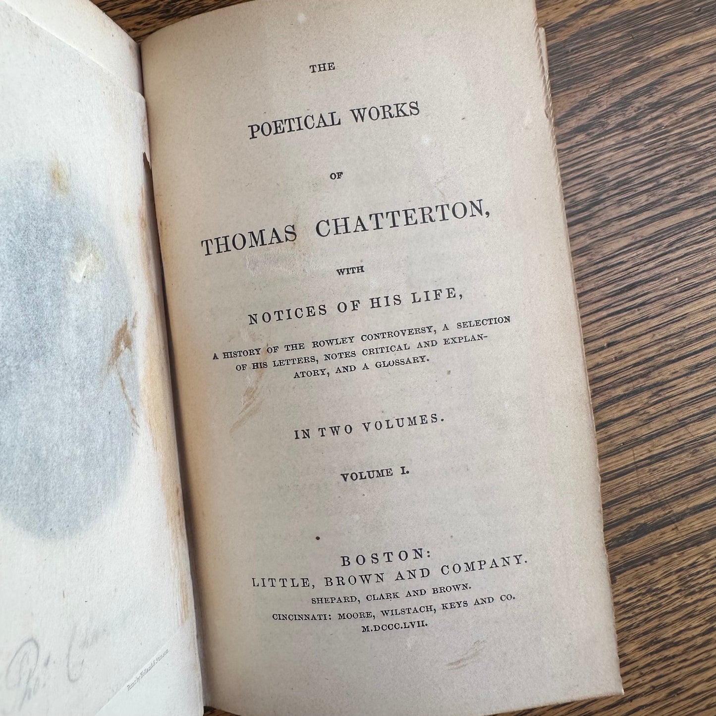 Collection of 19 Volumes from The British Poets Series - 1854-59