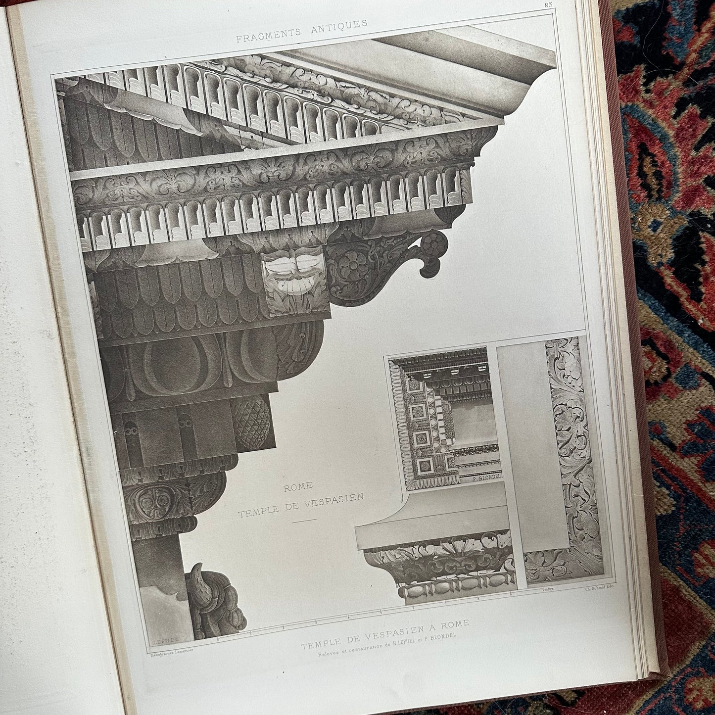 Fragments D’Architecture Antique - 2 Vol. Set - 1897 & 1905