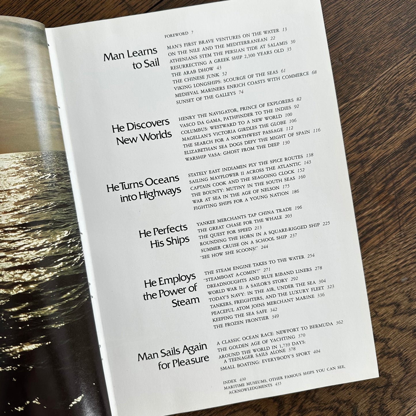 Men, Ships, and the Sea (1973) | National Geographic Society | Maritime History & Adventure Book